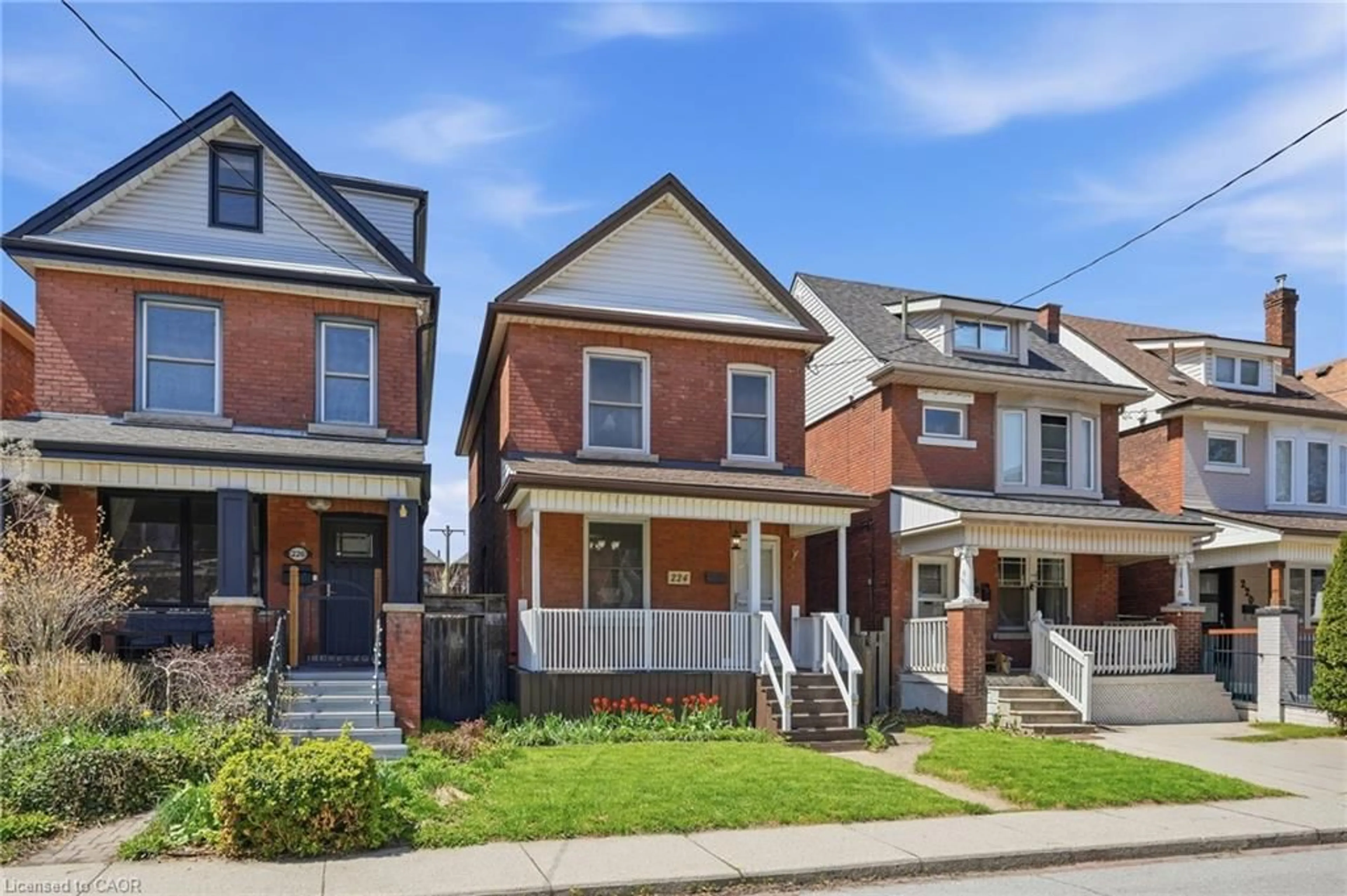 Home with brick exterior material, street for 224 Balsam Ave, Hamilton Ontario L8M 3C1