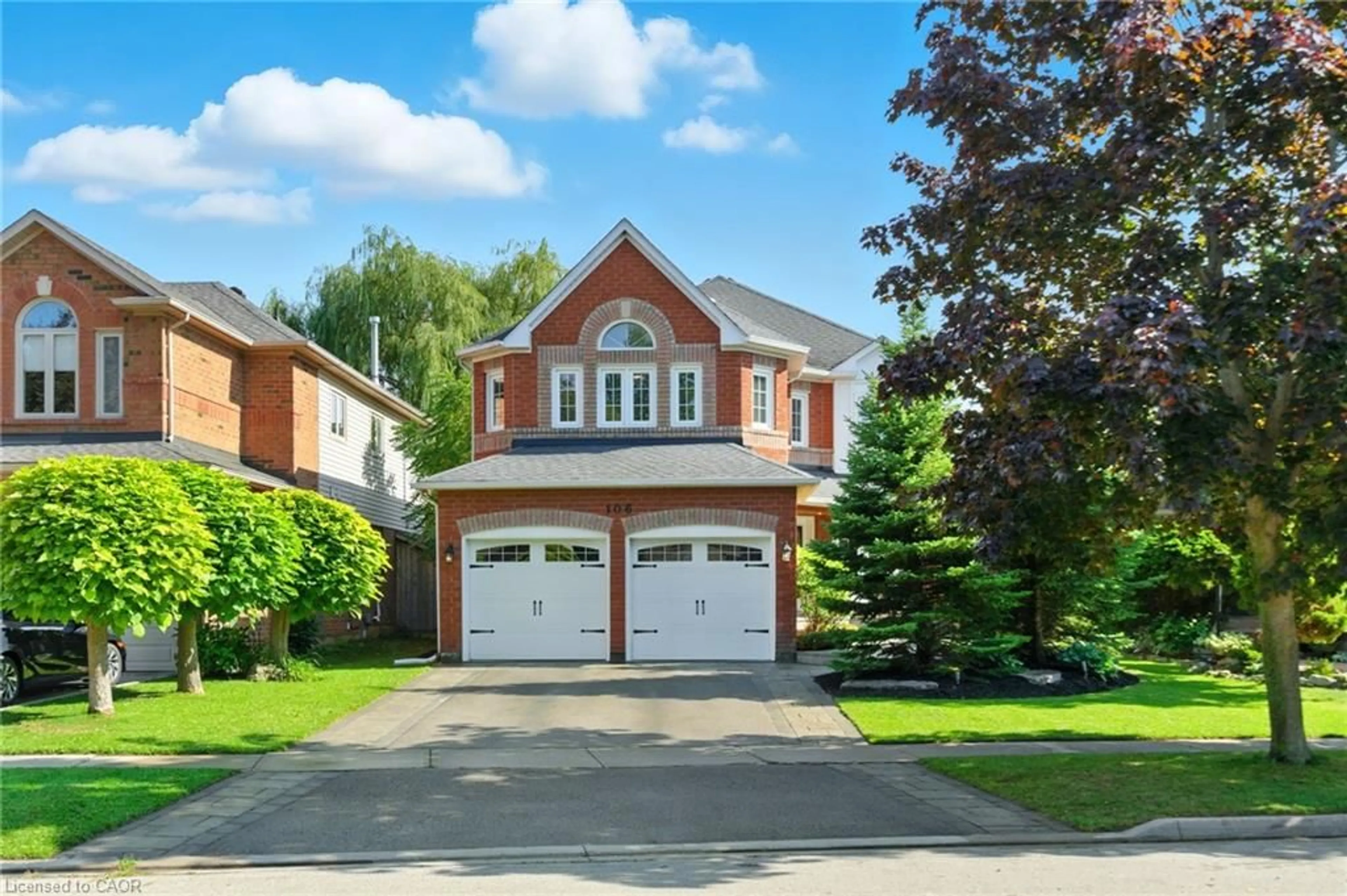 Home with brick exterior material, street for 106 Ryans Way, Waterdown Ontario L8B 0P3