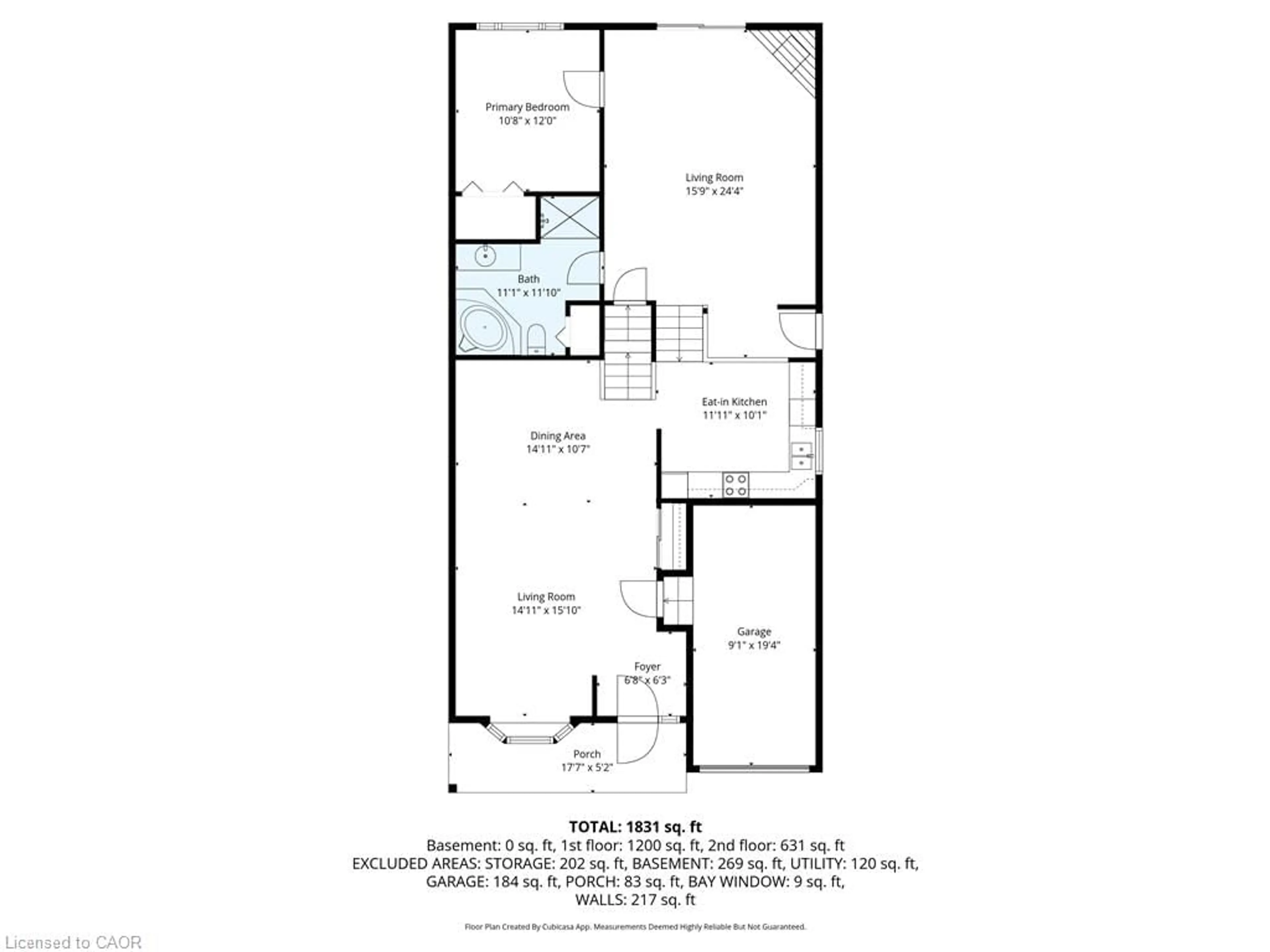 Floor plan for 19 Sedona Crt, Hamilton Ontario L9B 2R1