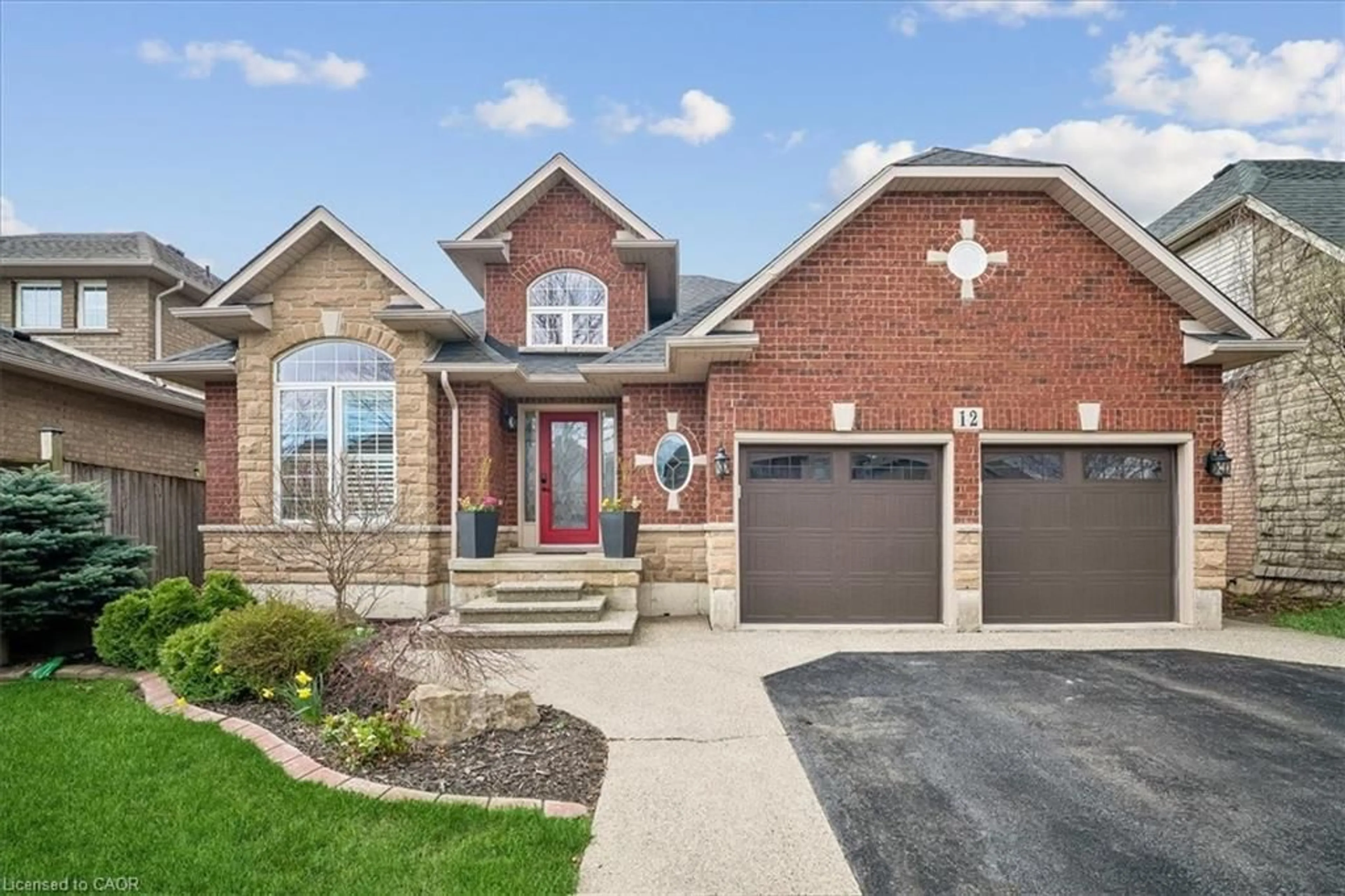 Home with brick exterior material, street for 12 Sophia Dr, Stoney Creek Ontario L0R 1P0