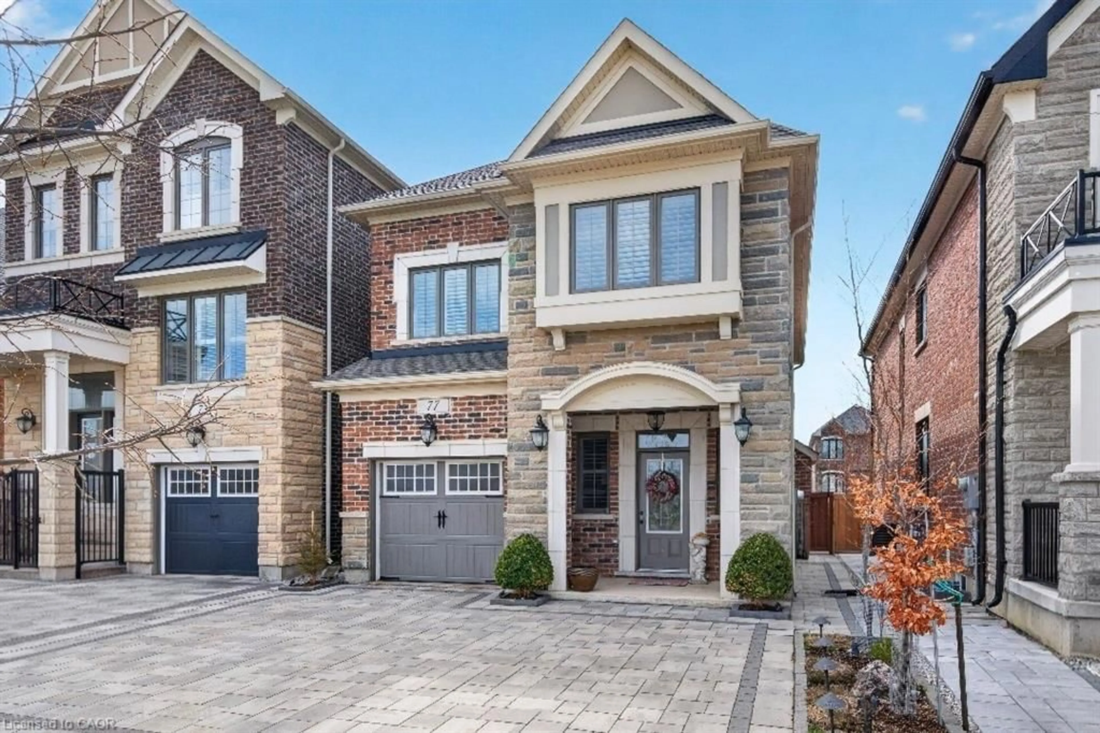 Home with brick exterior material, street for 77 Mcmichael Ave, Kleinburg Ontario L4H 4T2