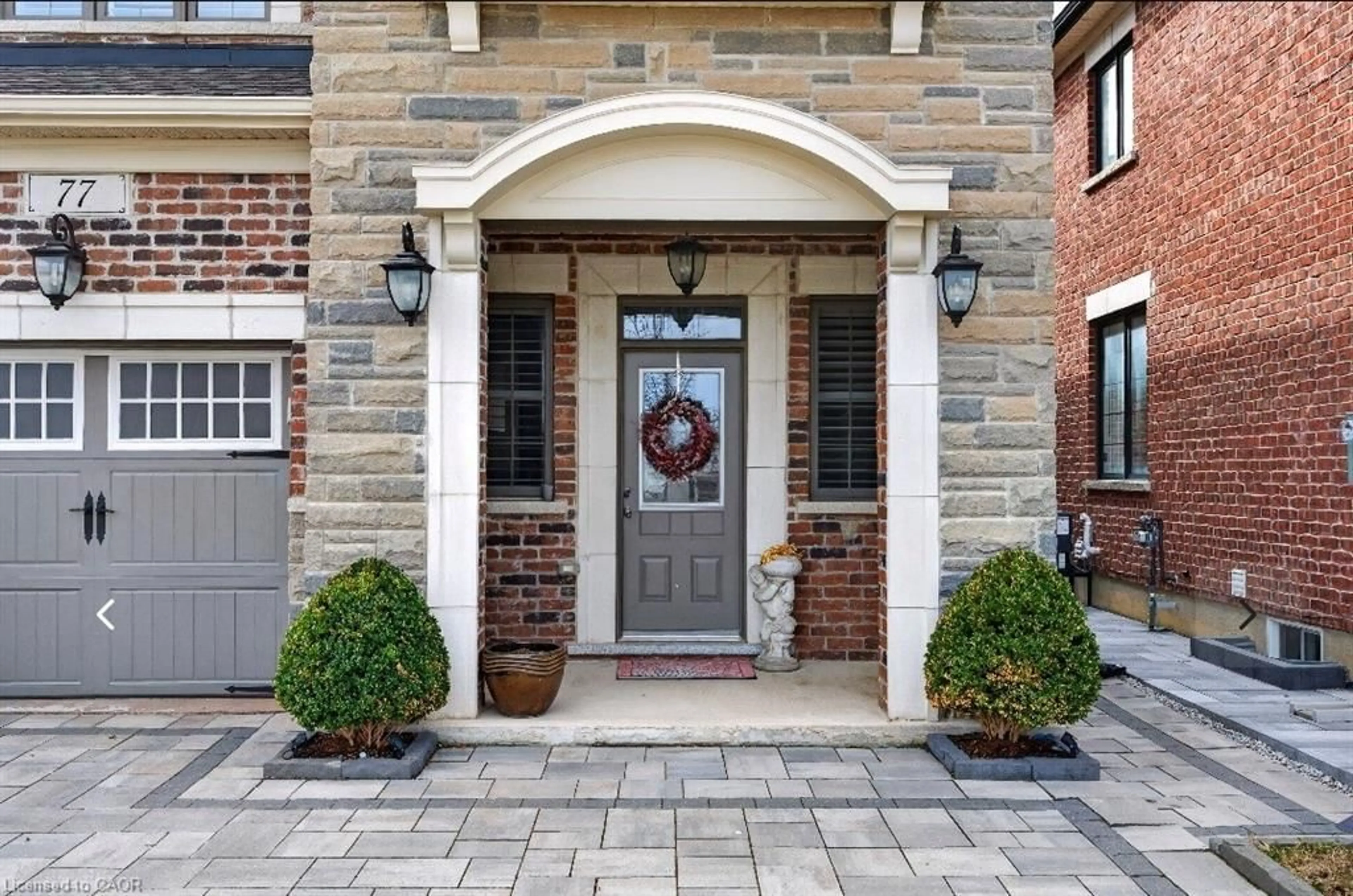 Home with brick exterior material, street for 77 Mcmichael Ave, Kleinburg Ontario L4H 4T2