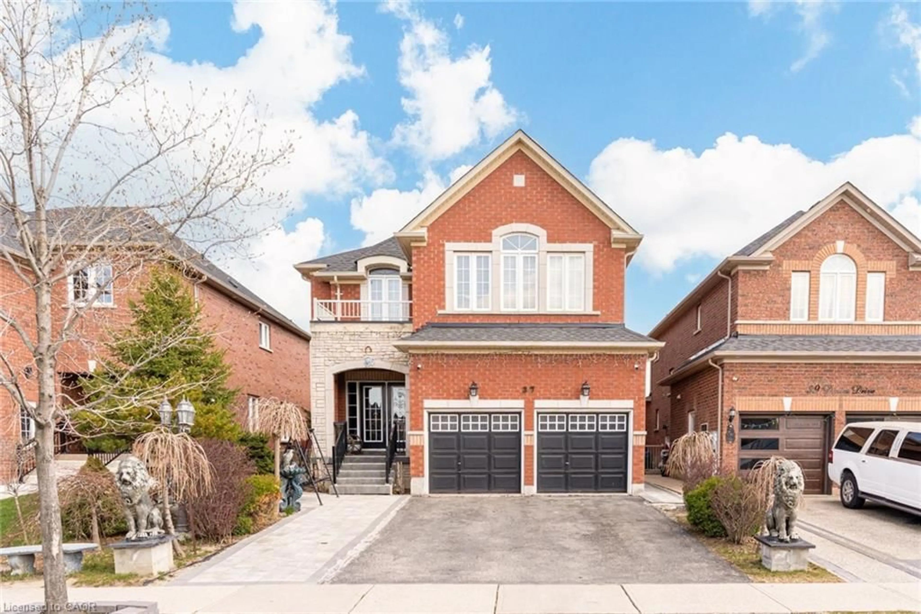Home with brick exterior material, street for 37 Denim Dr, Brampton Ontario L6P 2R3