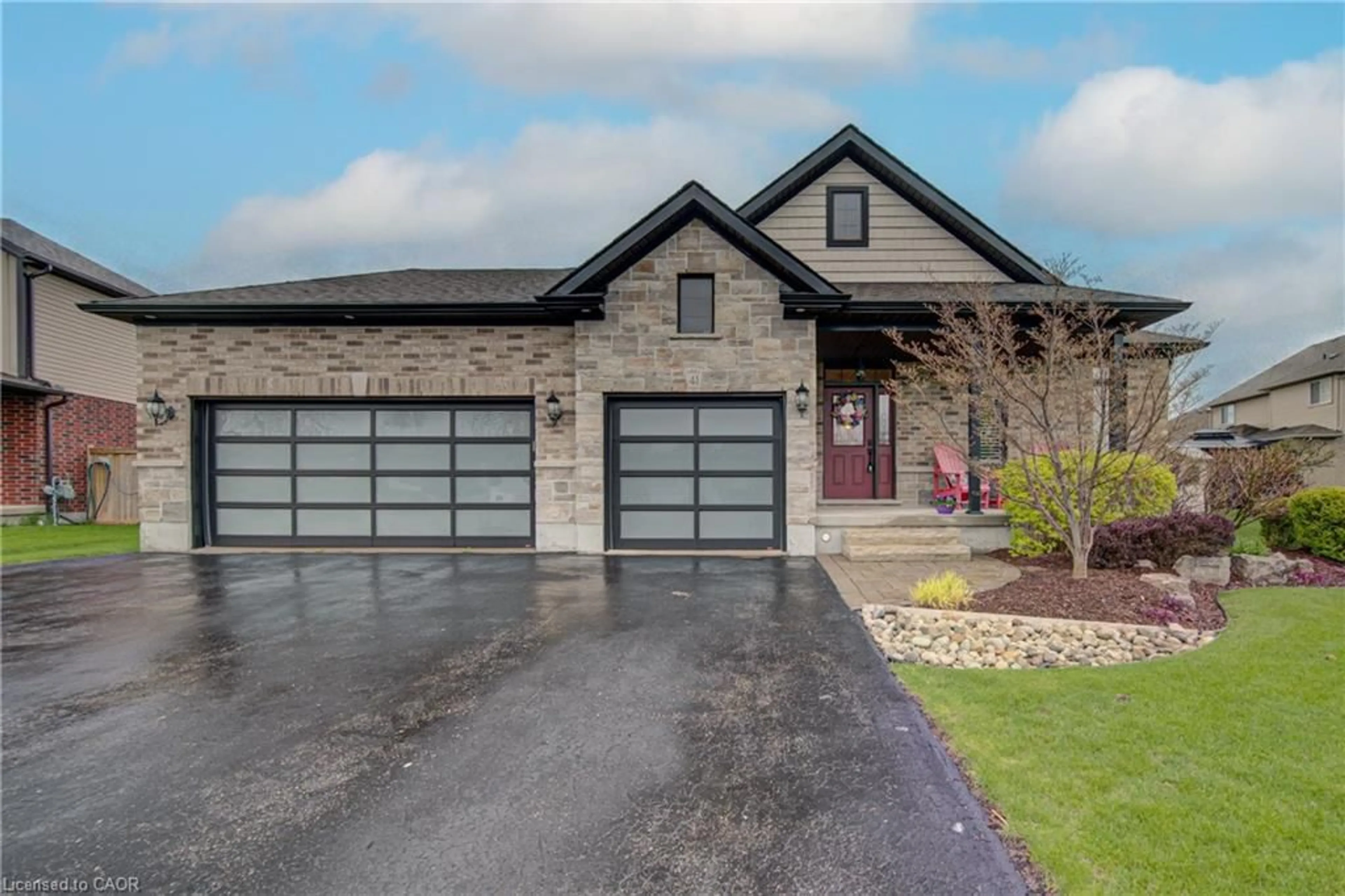 Home with brick exterior material, street for 41 Bauer St, Tavistock Ontario N0B 2R0