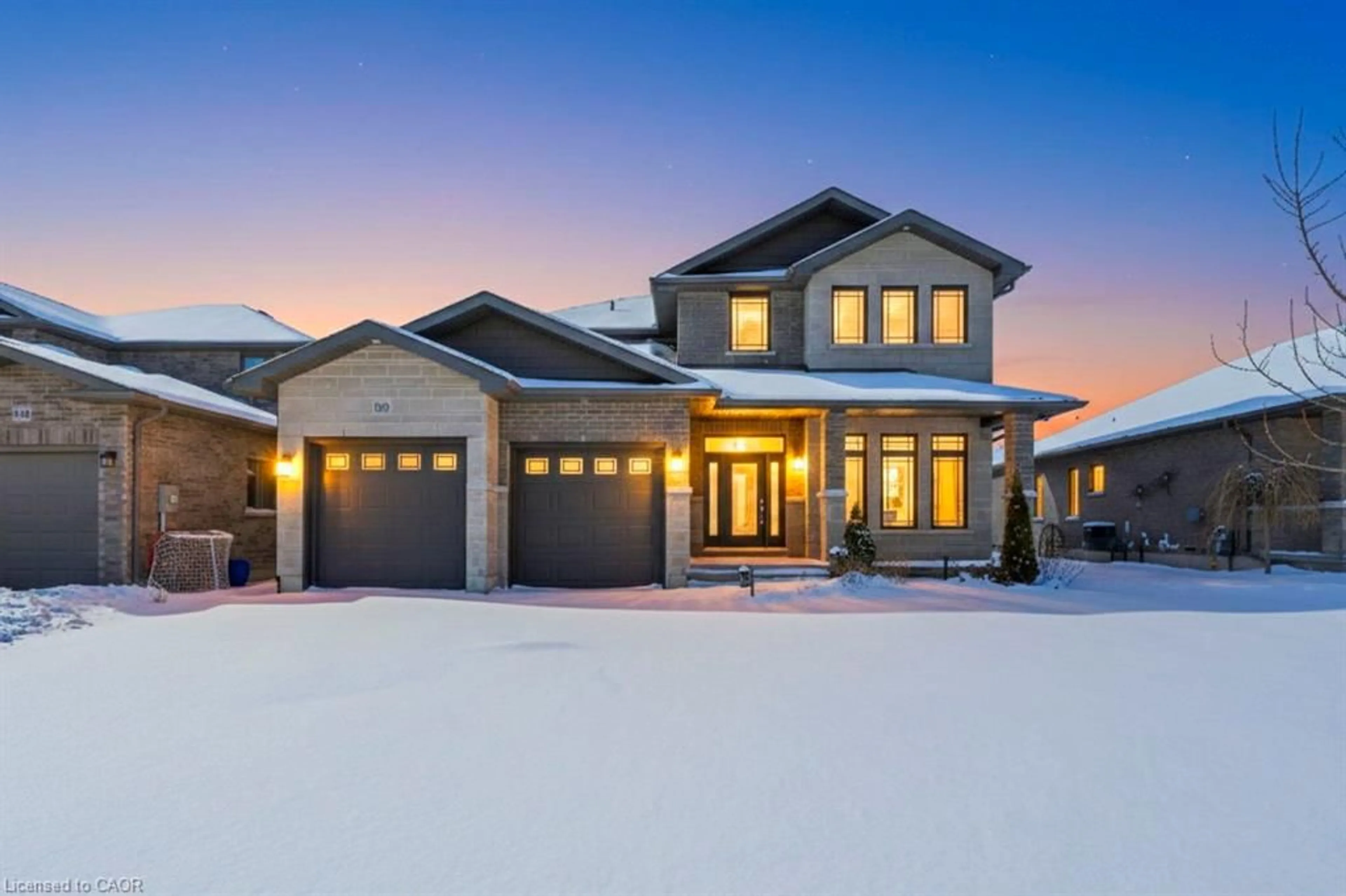 Home with vinyl exterior material, street for 158 Cherrywood Pky, Napanee Ontario K7R 0E2