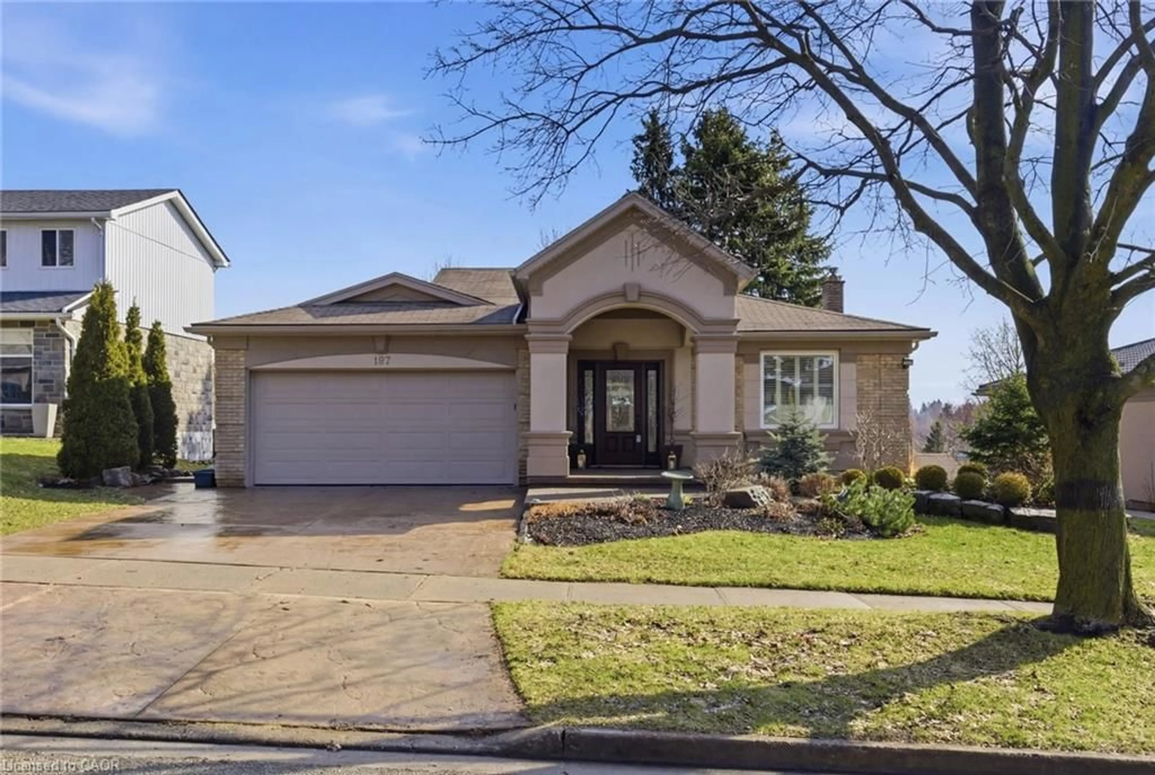 Home with brick exterior material, street for 197 Autumn Hill Cres, Kitchener Ontario N2N 1K9