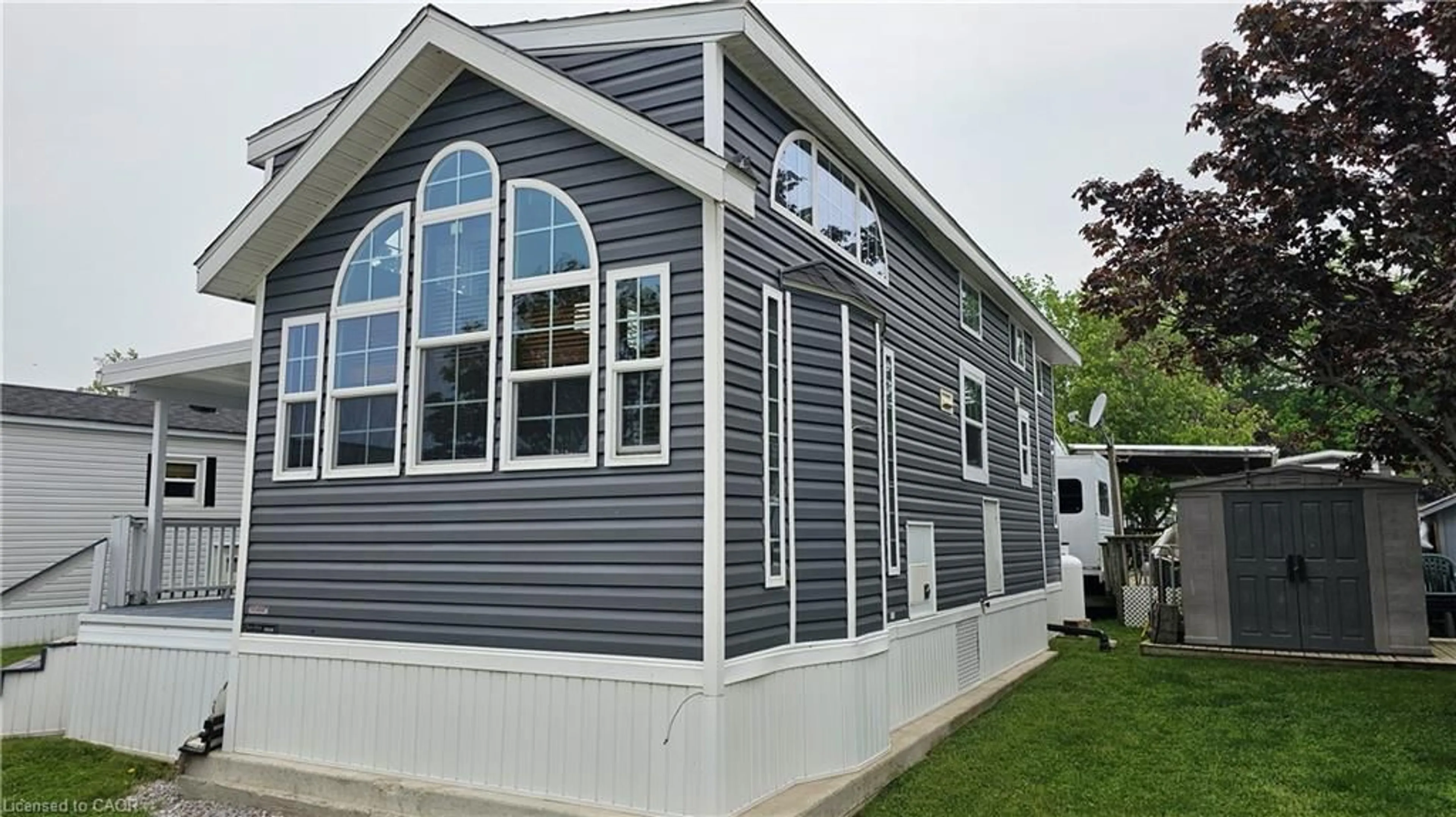 Home with vinyl exterior material, street for 274 Front Rd #88, St. Williams Ontario N0E 1P0