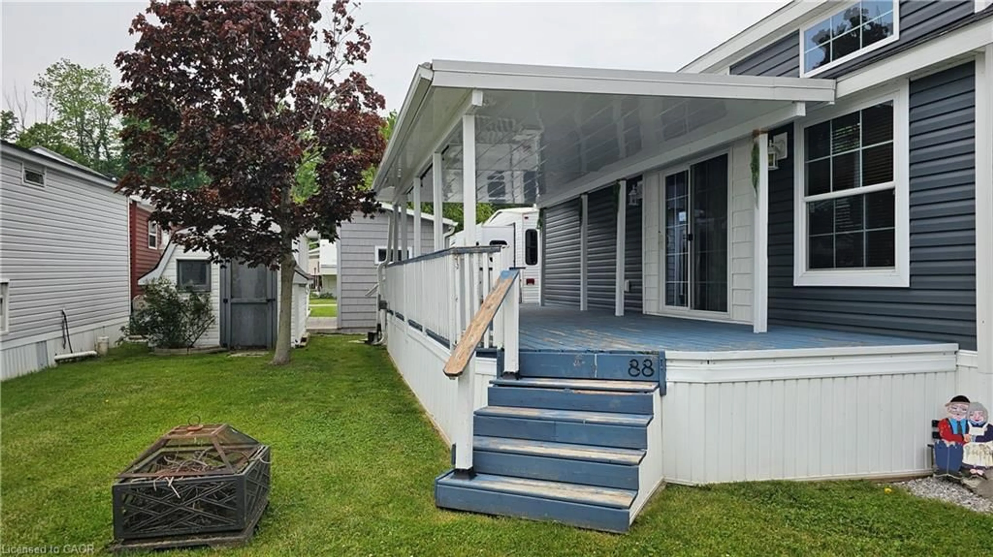 Home with vinyl exterior material, street for 274 Front Rd #88, St. Williams Ontario N0E 1P0