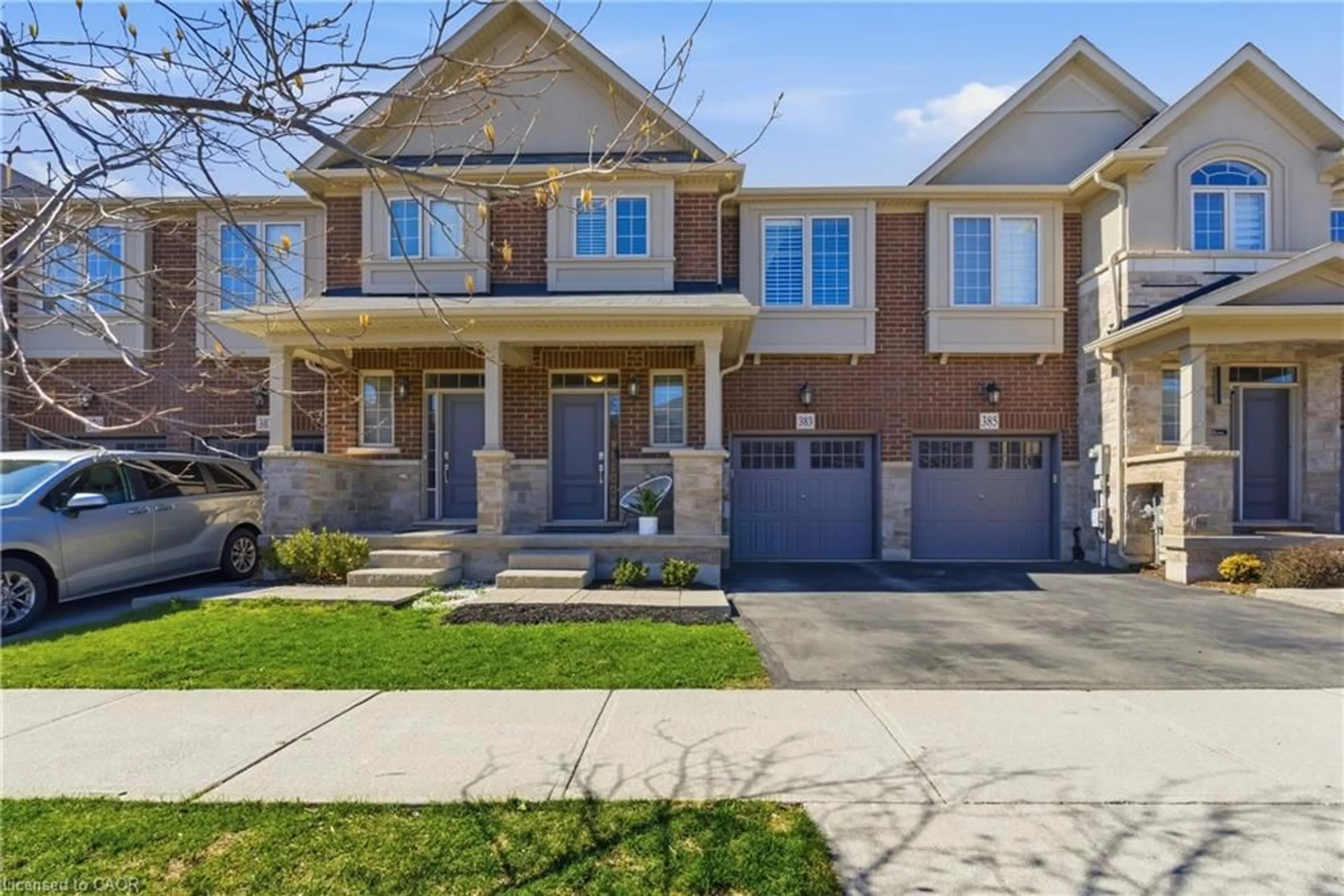 Home with brick exterior material, street for 383 Wheat Boom Dr, Oakville Ontario L6H 0R3