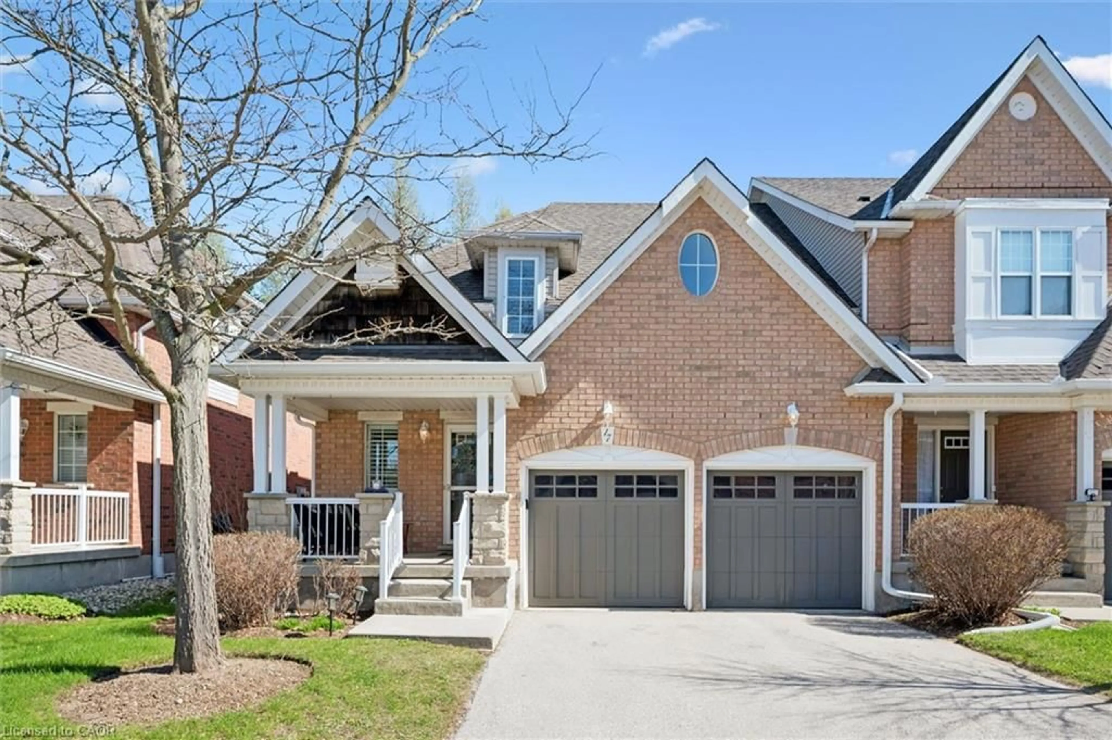 Home with brick exterior material, street for 165 Terraview Cres #17, Guelph Ontario N1G 5G8