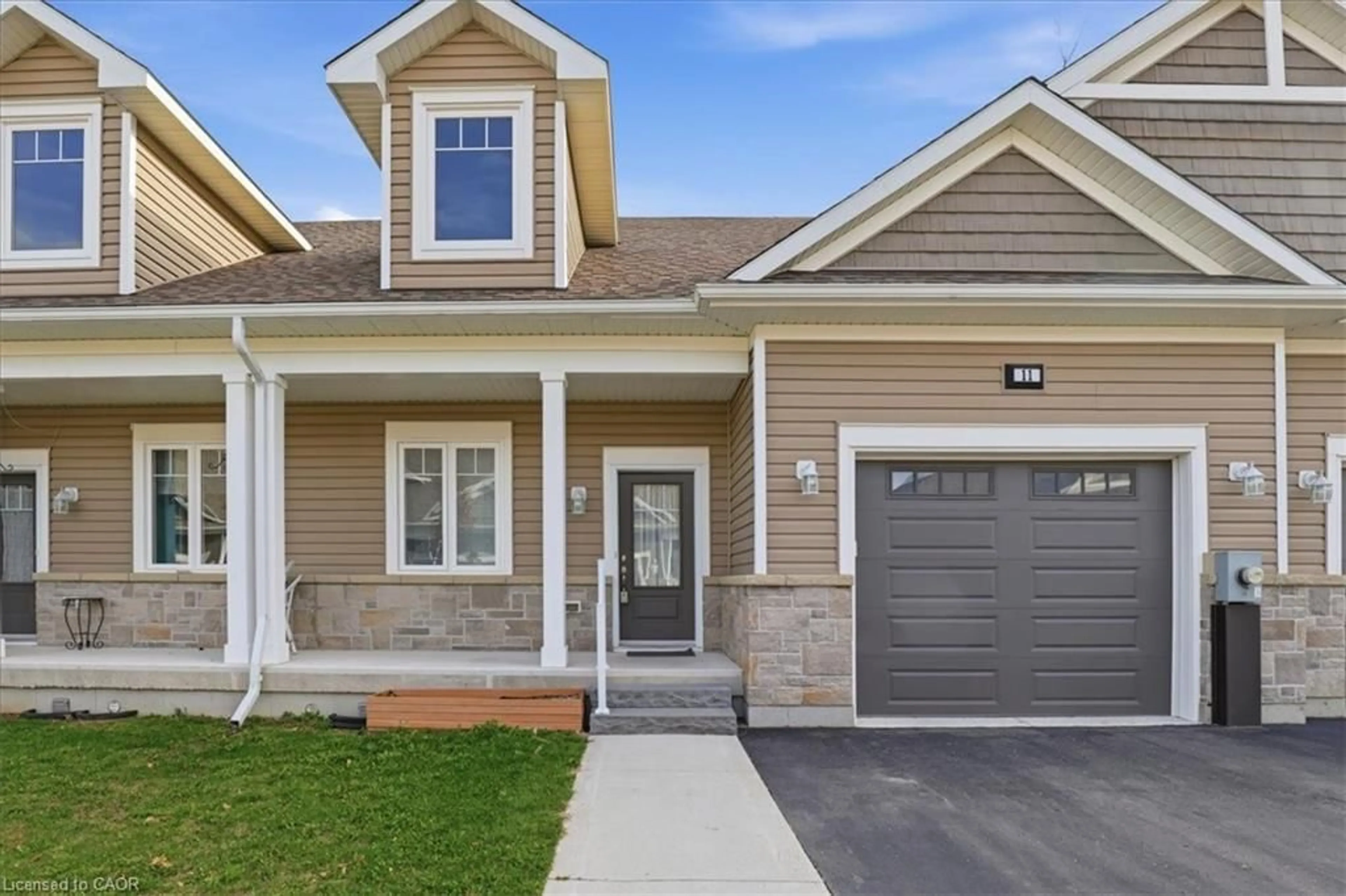 Home with brick exterior material, street for 24 George St #11, Harriston Ontario N0G 1Z0