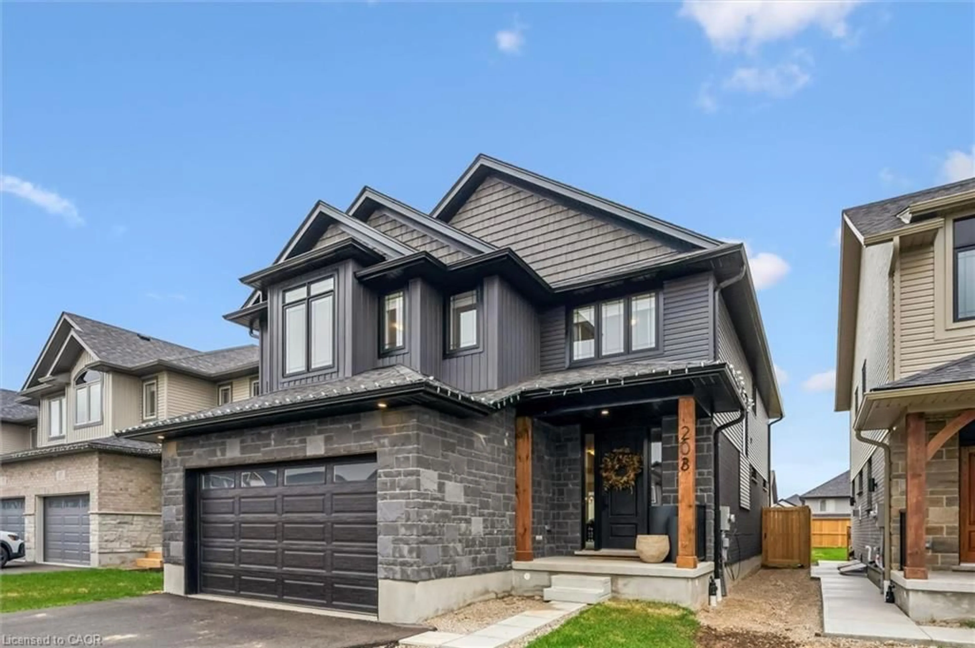 Home with brick exterior material, street for 203 Schmidt Dr, Arthur Ontario N0G 1A0