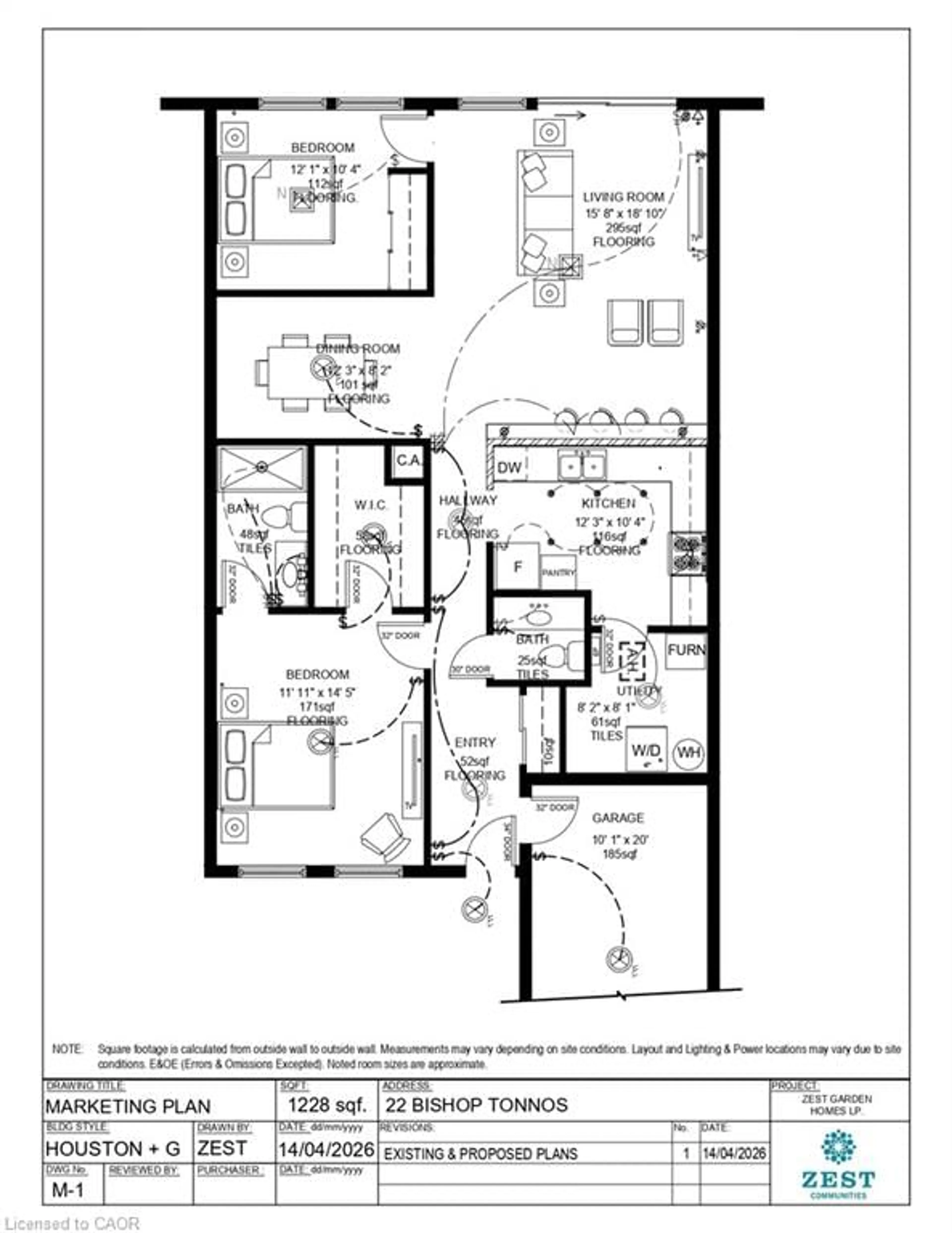 Floor plan for 22 Bishop Tonnos Way, Hamilton Ontario L9B 2L7