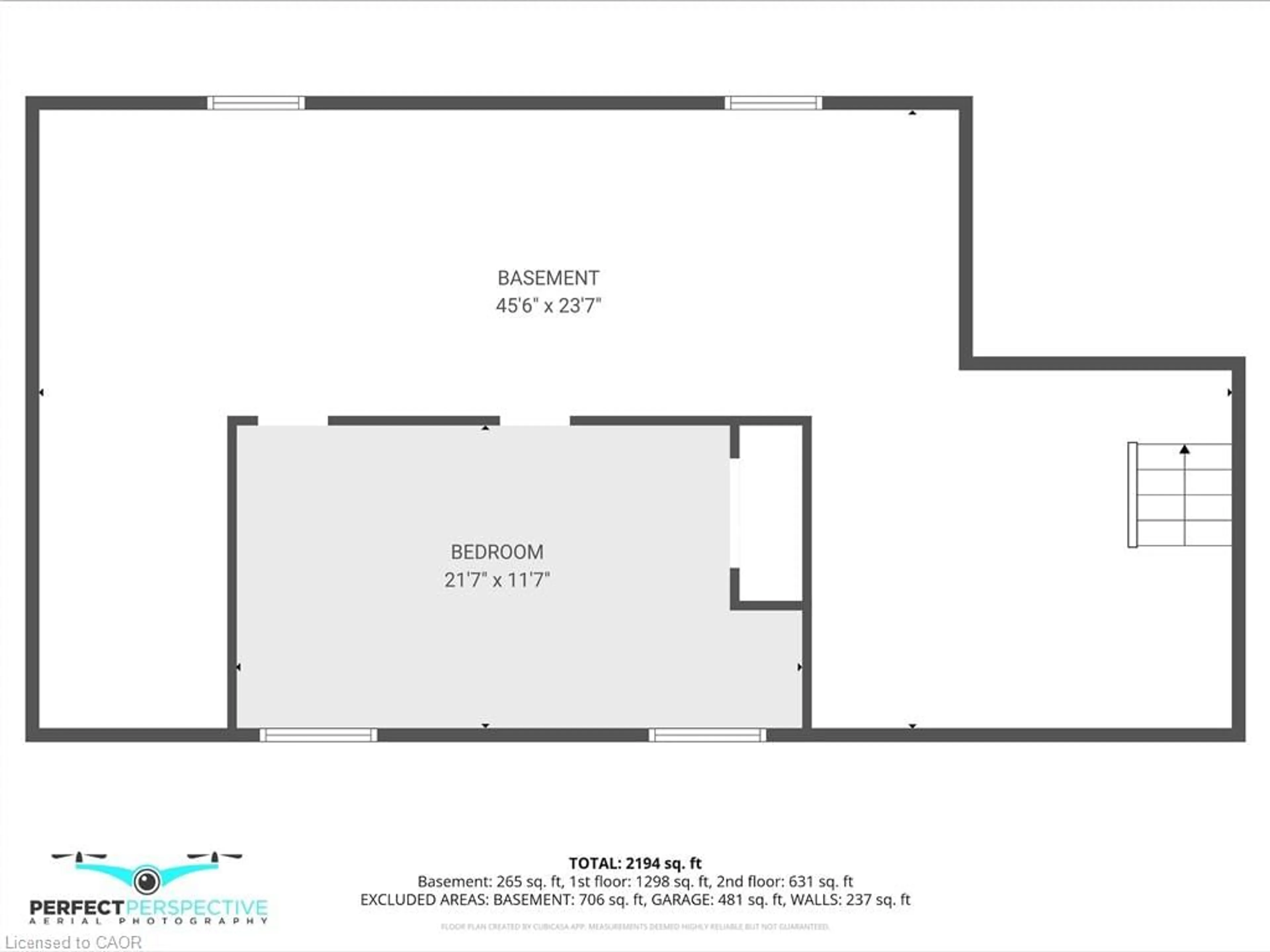 Floor plan for 2 Buena St, Port Dover Ontario N0A 1N7