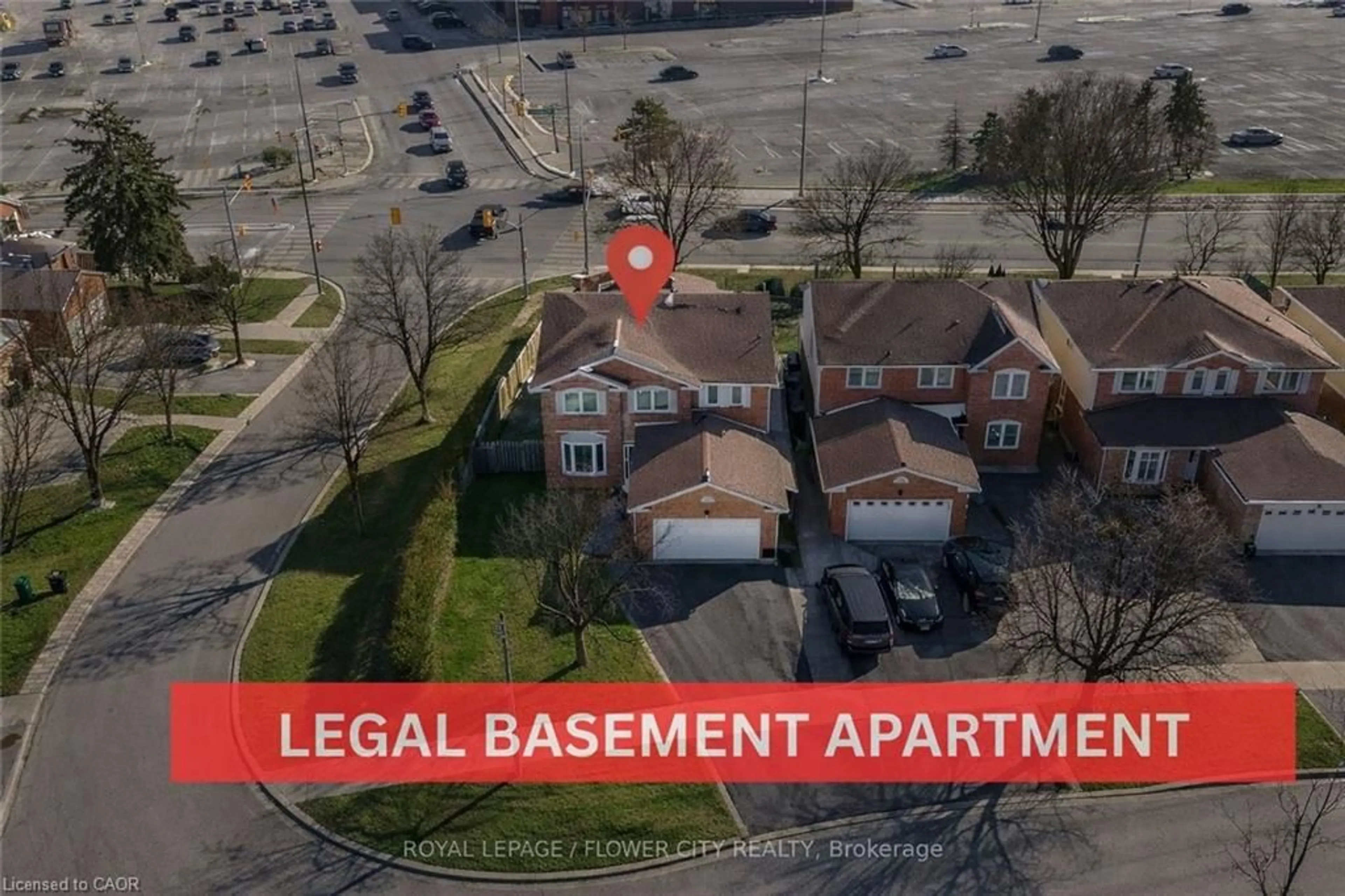 A pic from outside/outdoor area/front of a property/back of a property/a pic from drone, street for 1 Donaldson Dr, Brampton Ontario L6Y 3G7