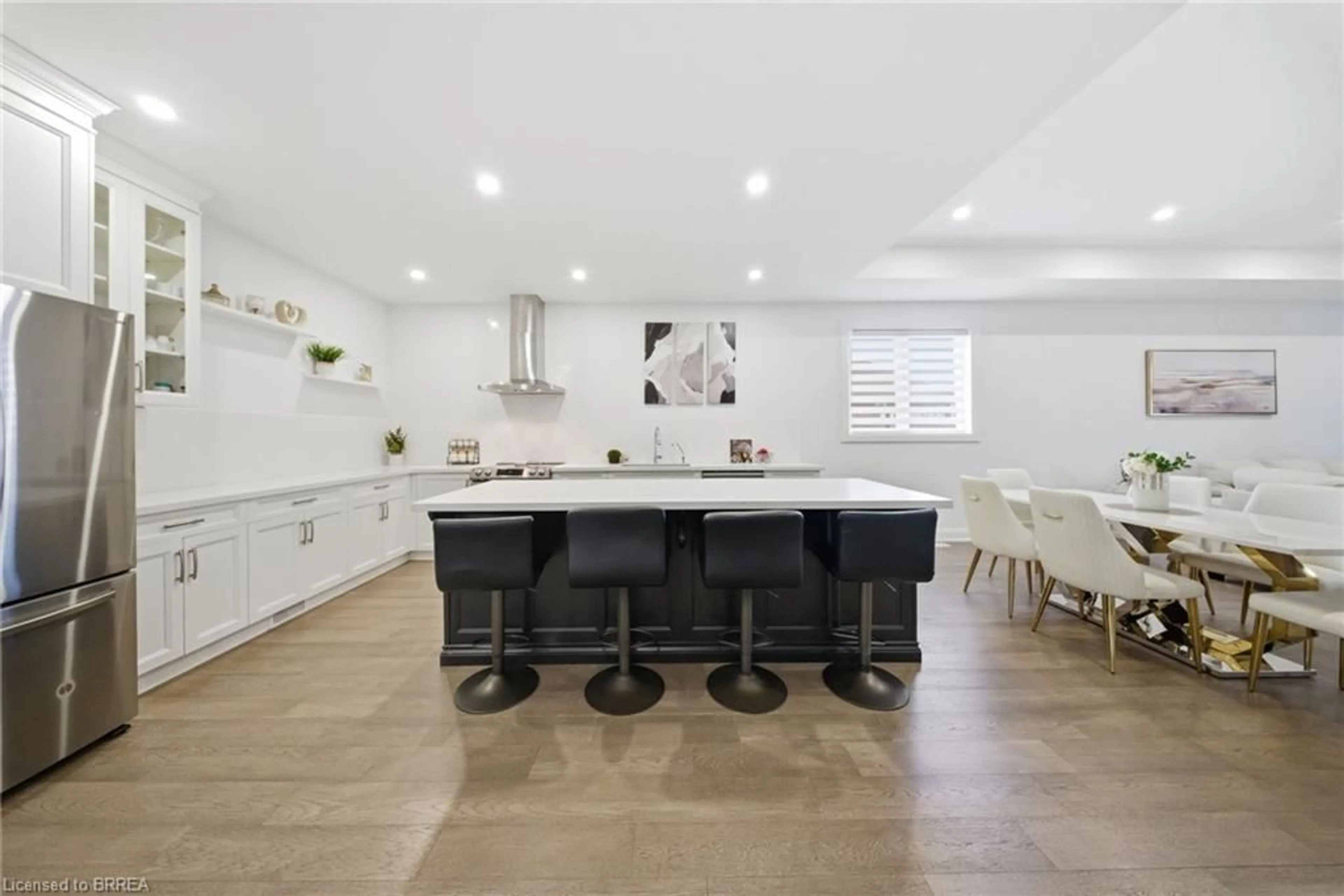 Contemporary kitchen, ceramic/tile floor for 422 Mount Pleasant Rd, Mount Pleasant Ontario N3T 5L5