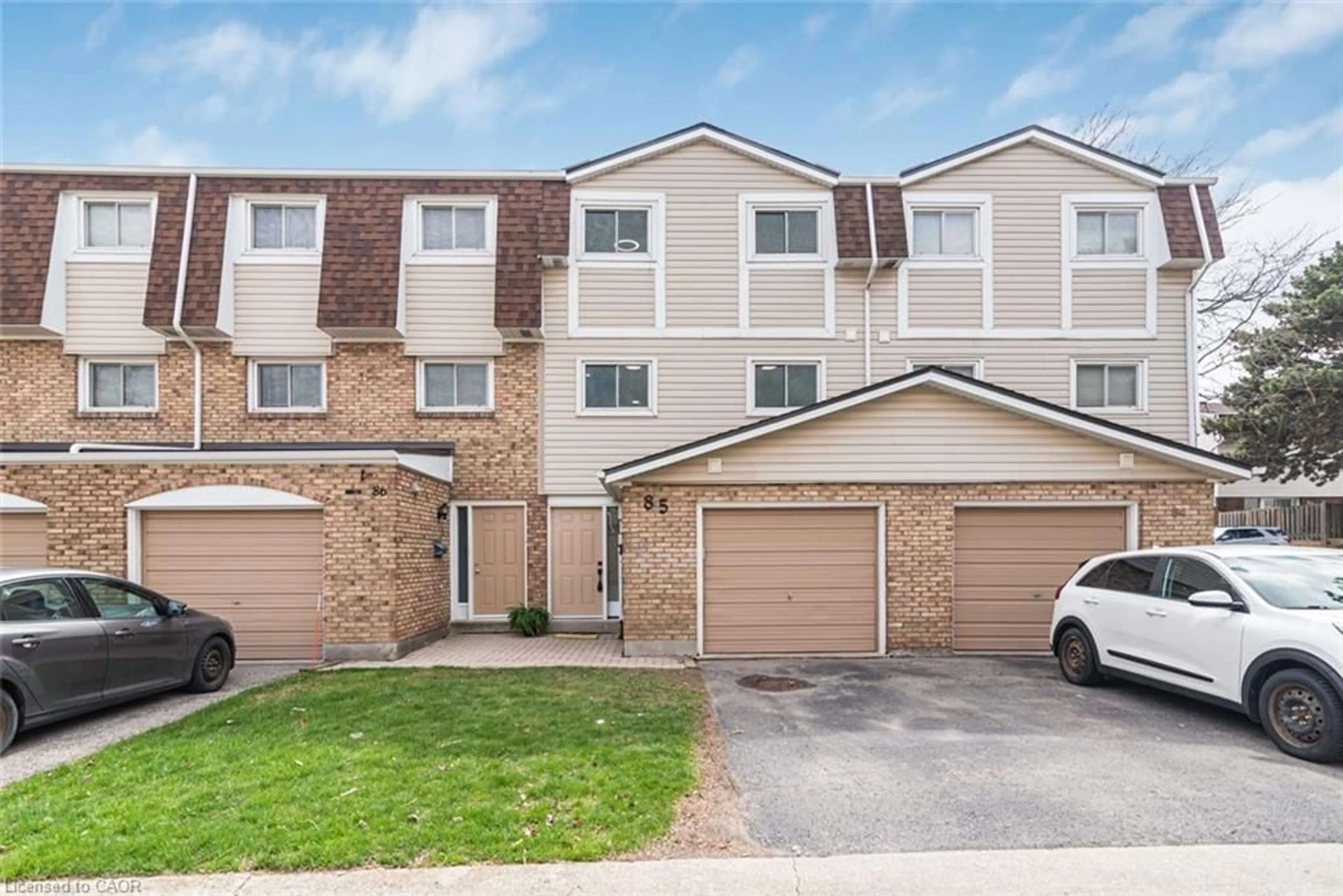 A pic from outside/outdoor area/front of a property/back of a property/a pic from drone, street for 11 Harrisford St #85, Hamilton Ontario L8K 6L7