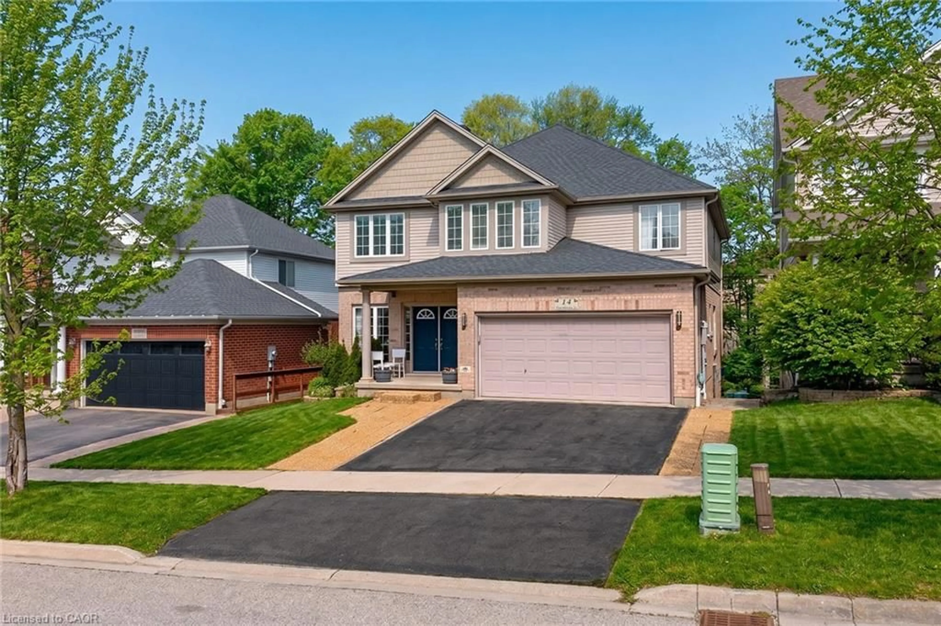 Home with brick exterior material, street for 14 Hearthbridge St, Kitchener Ontario N2R 1L5