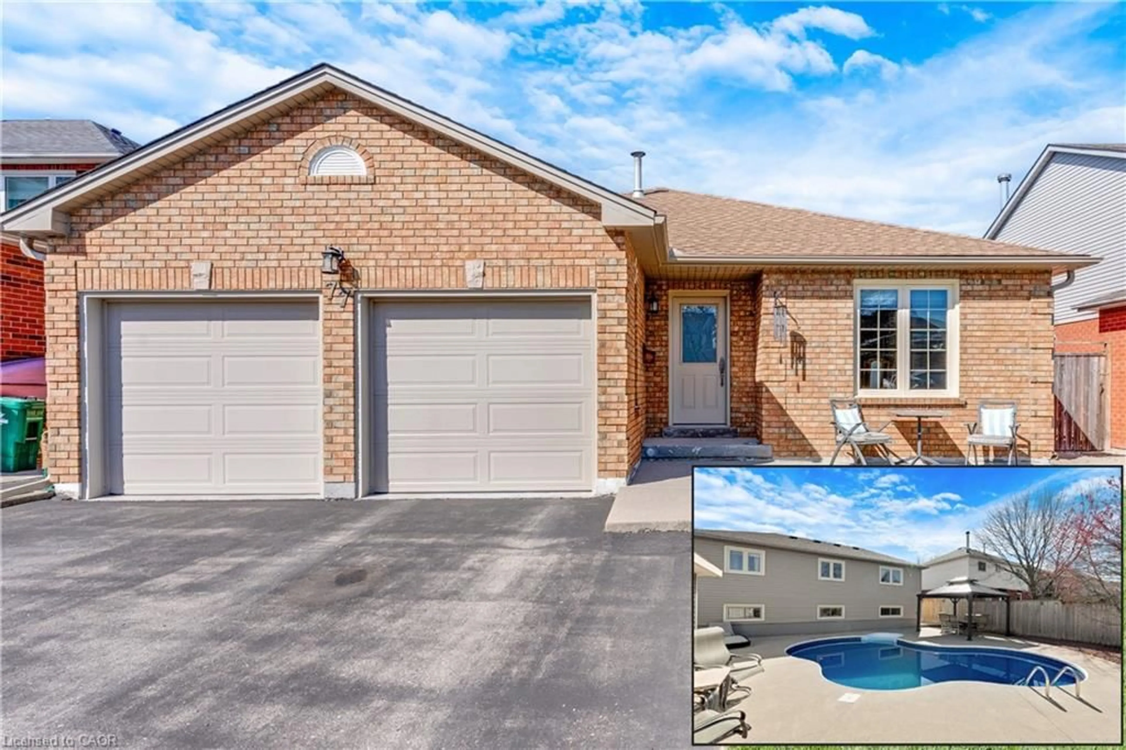 Home with brick exterior material, street for 77 Mctague Dr, Cambridge Ontario N1T 1L7