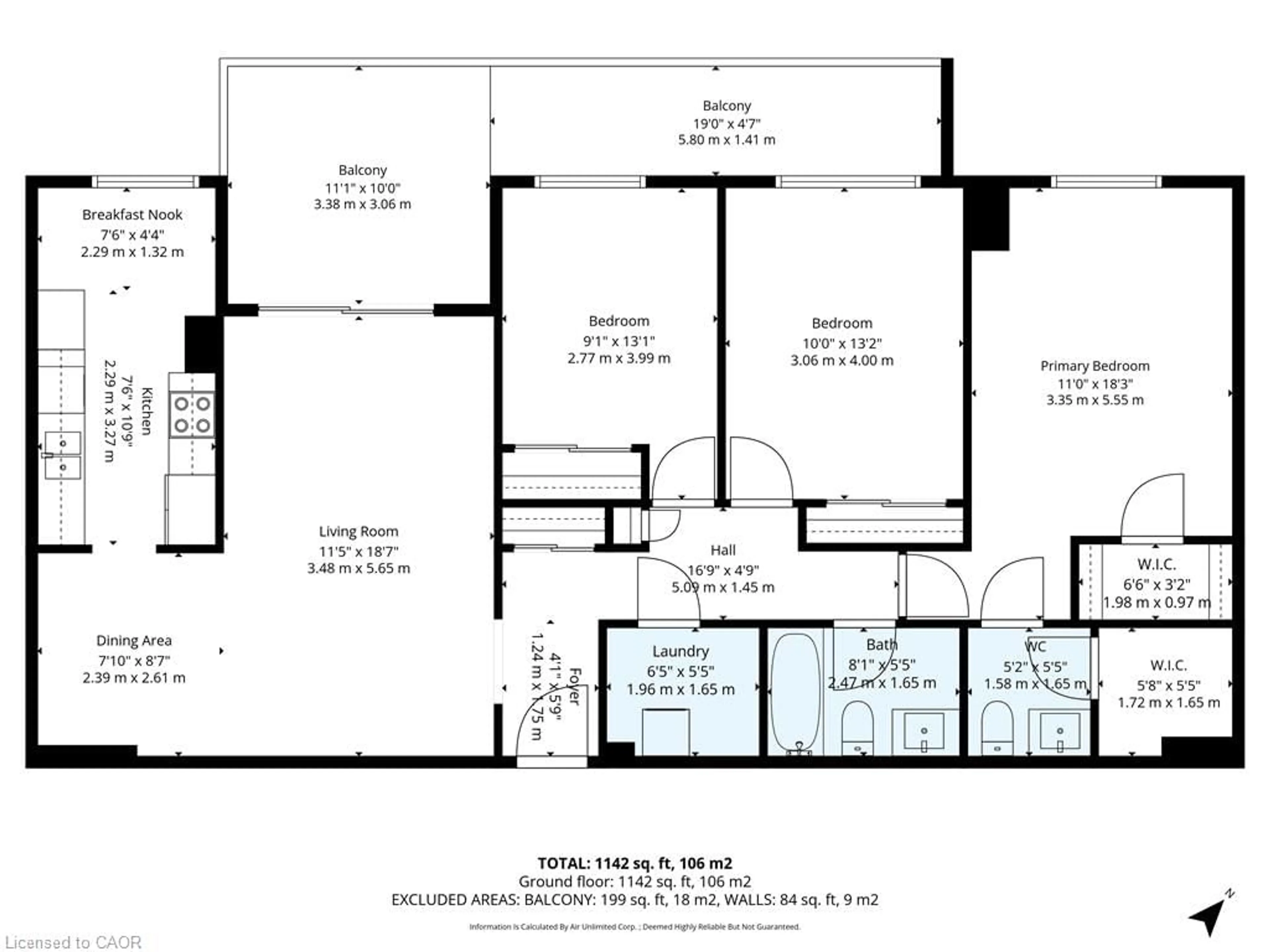Floor plan for 308 Lisa St #308, Brampton Ontario L6T 4A2