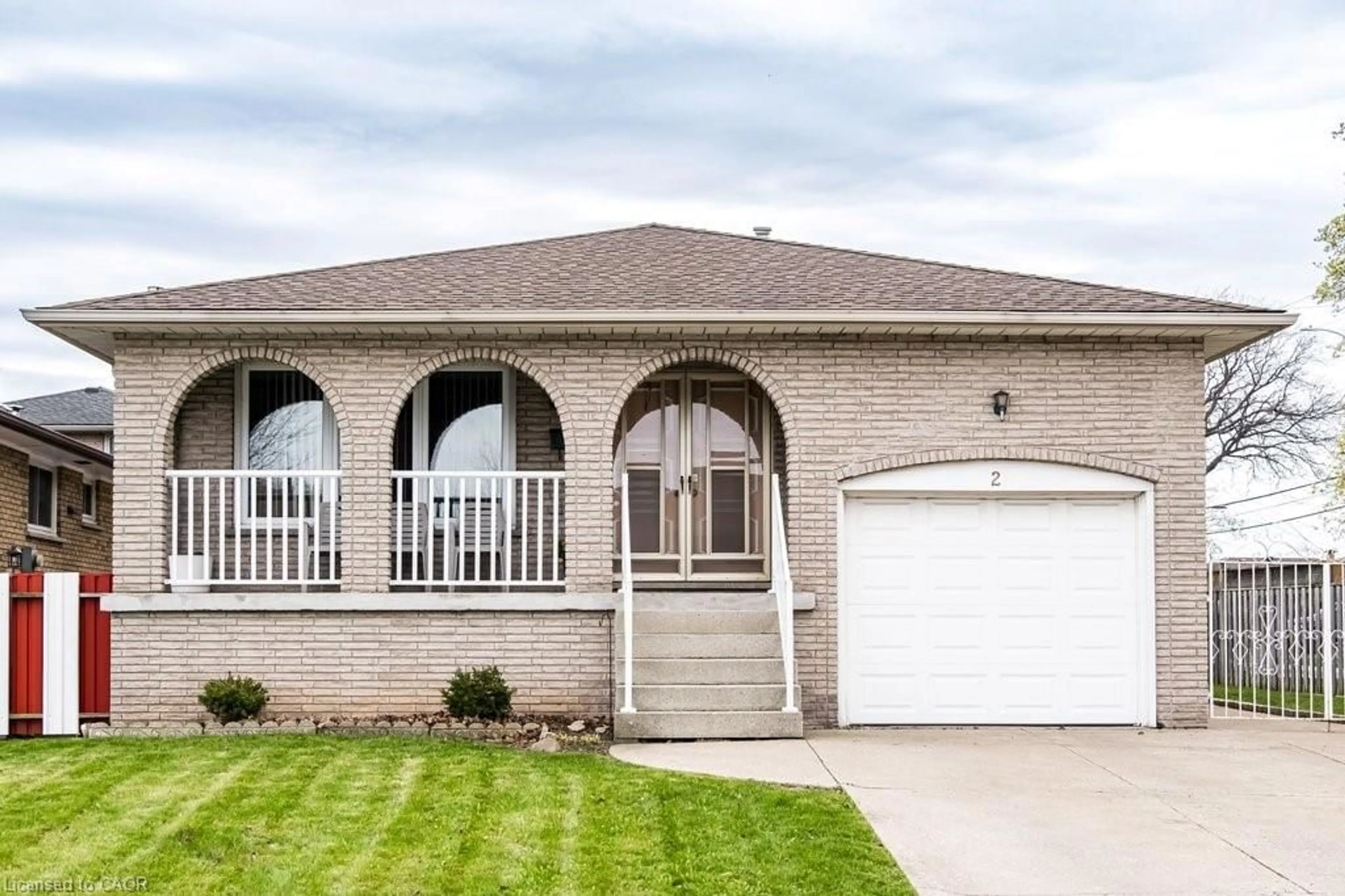 Home with vinyl exterior material, street for 2 Village Dr, Hamilton Ontario L8E 3M8