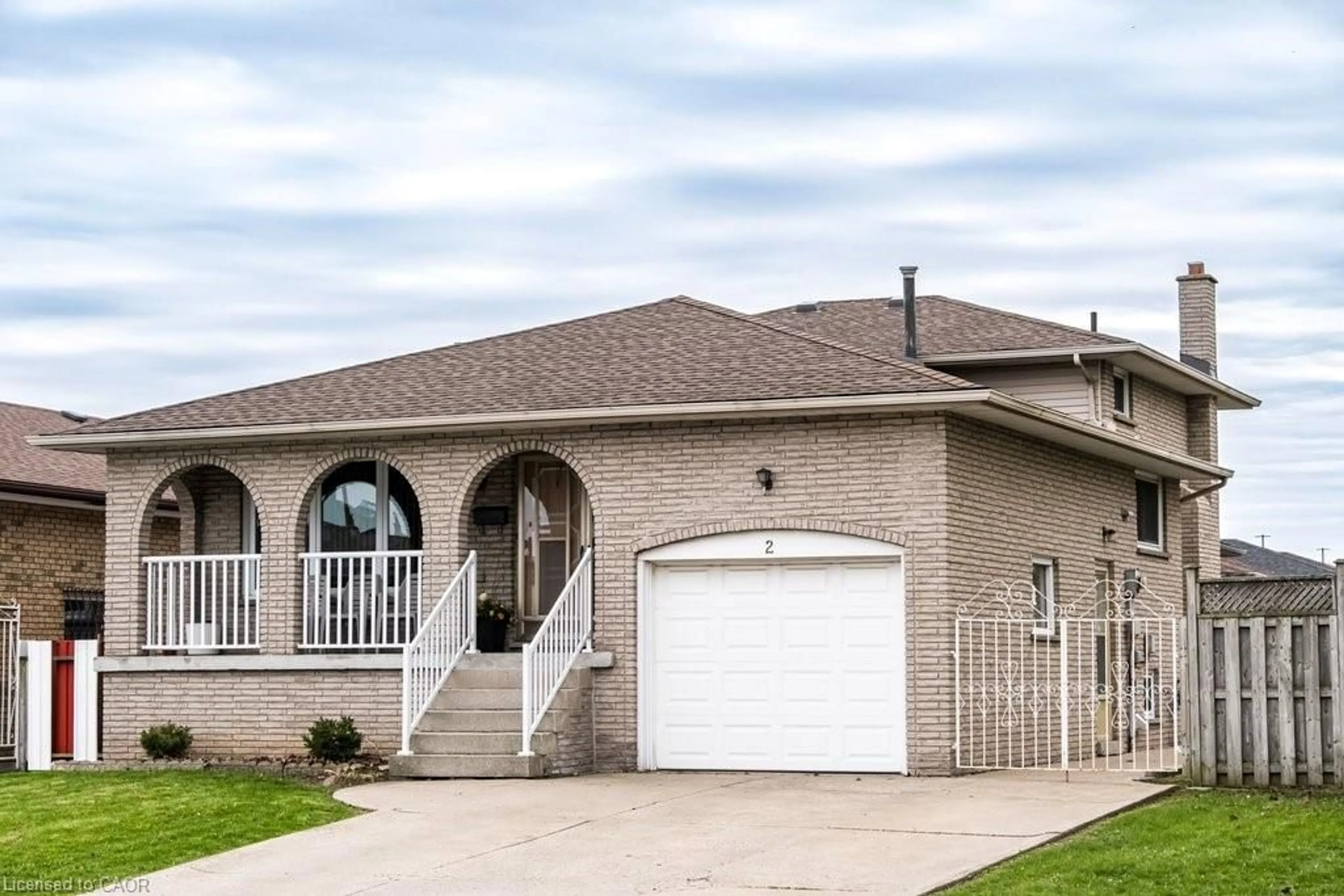 Home with brick exterior material, street for 2 Village Dr, Hamilton Ontario L8E 3M8