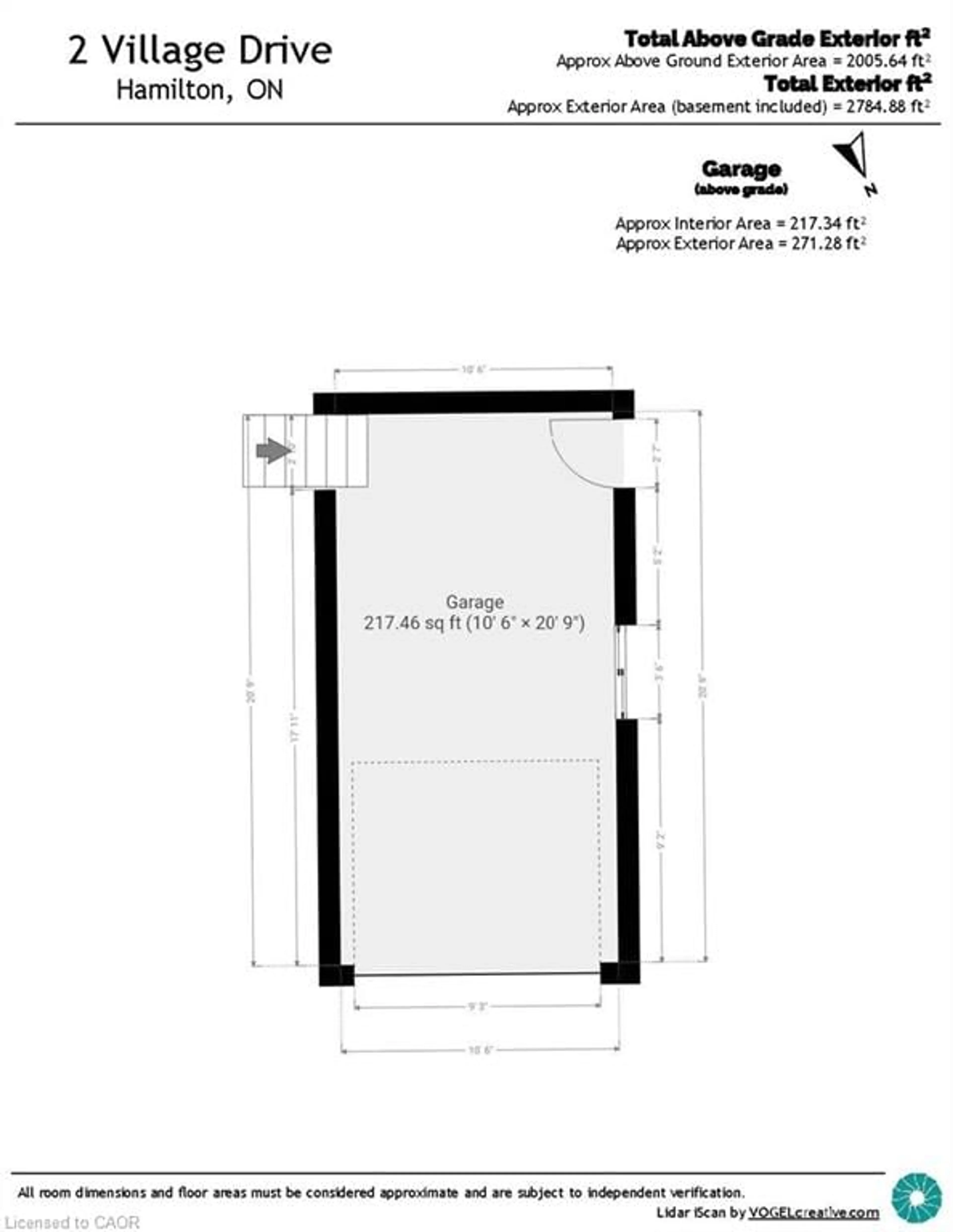 Floor plan for 2 Village Dr, Hamilton Ontario L8E 3M8