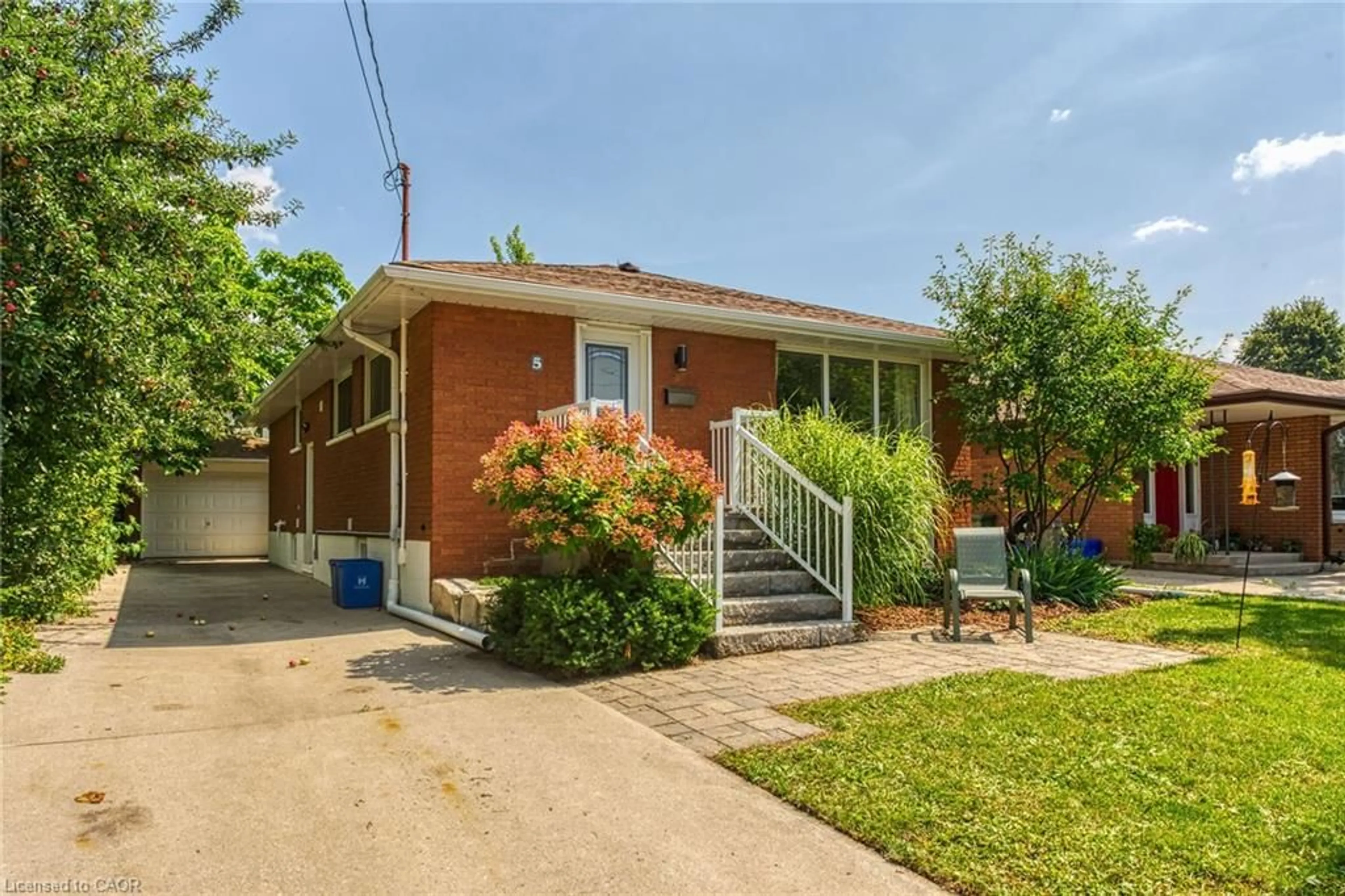 Home with brick exterior material, street for 5 Burrwood Dr, Hamilton Ontario L9C 3S9