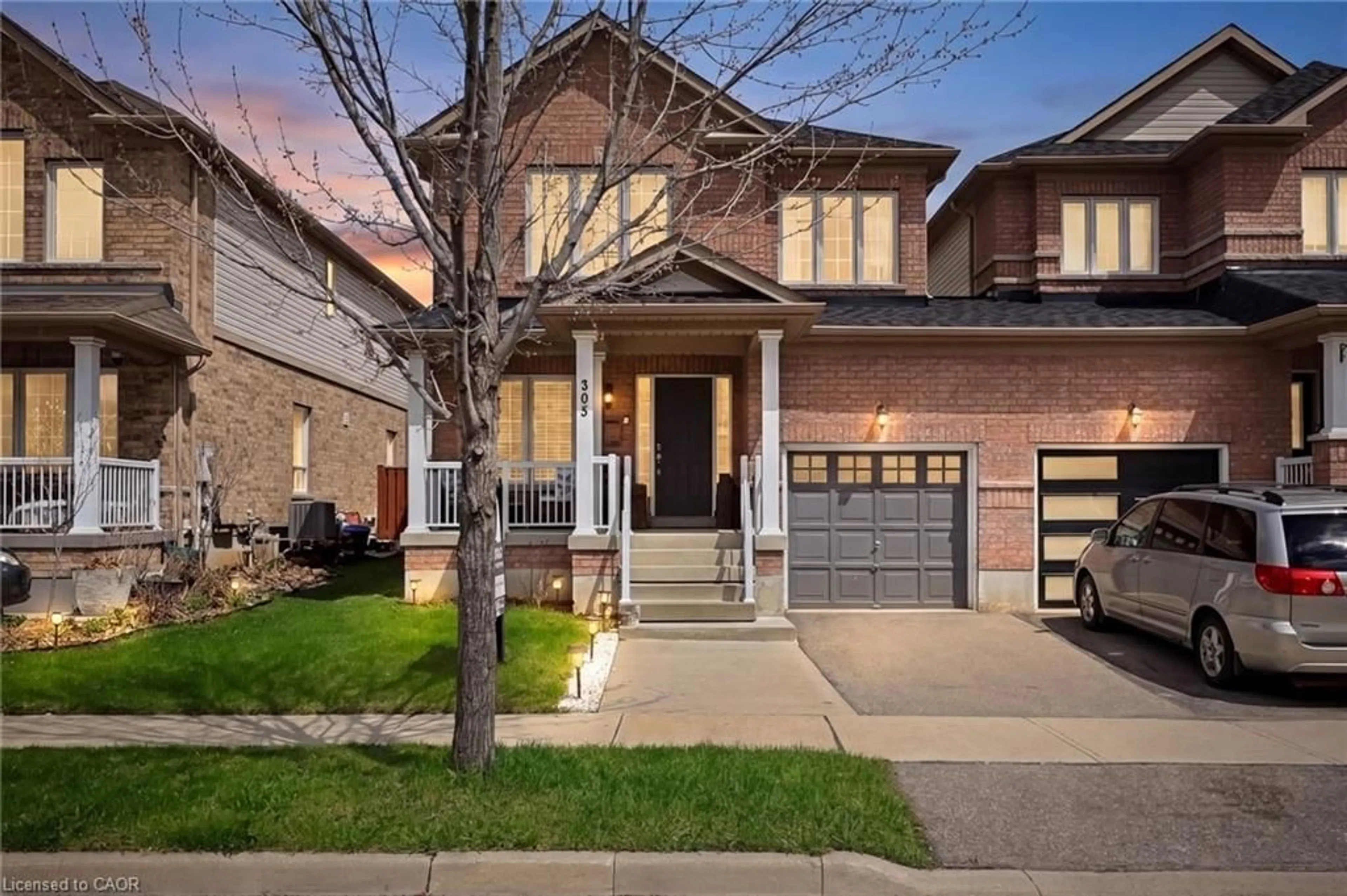 Home with brick exterior material, street for 305 Teetzel Dr, Milton Ontario L9T 0B1