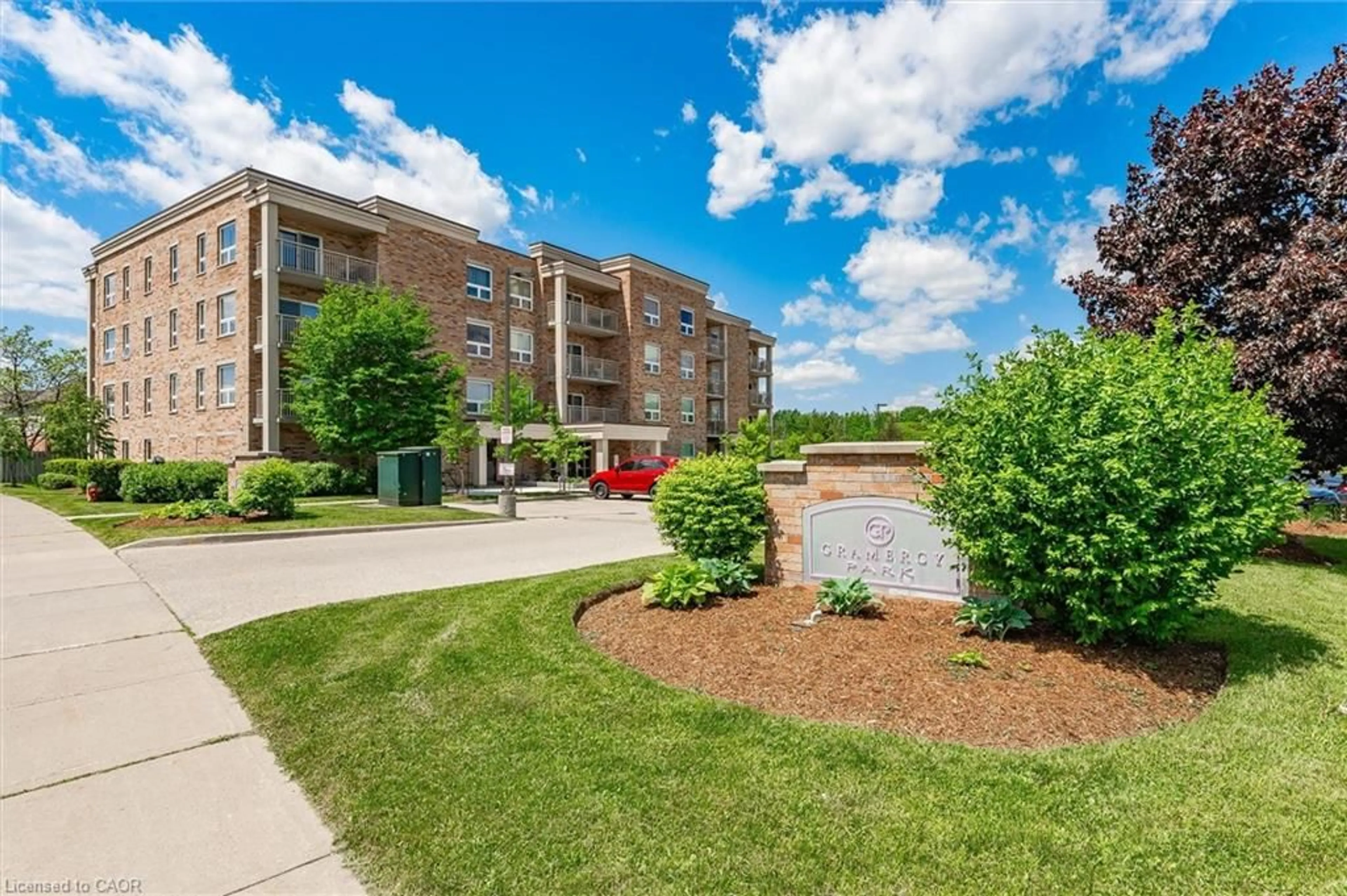 Patio, water/lake/river/ocean view for 901 Paisley Rd #207, Guelph Ontario N1K 0A7