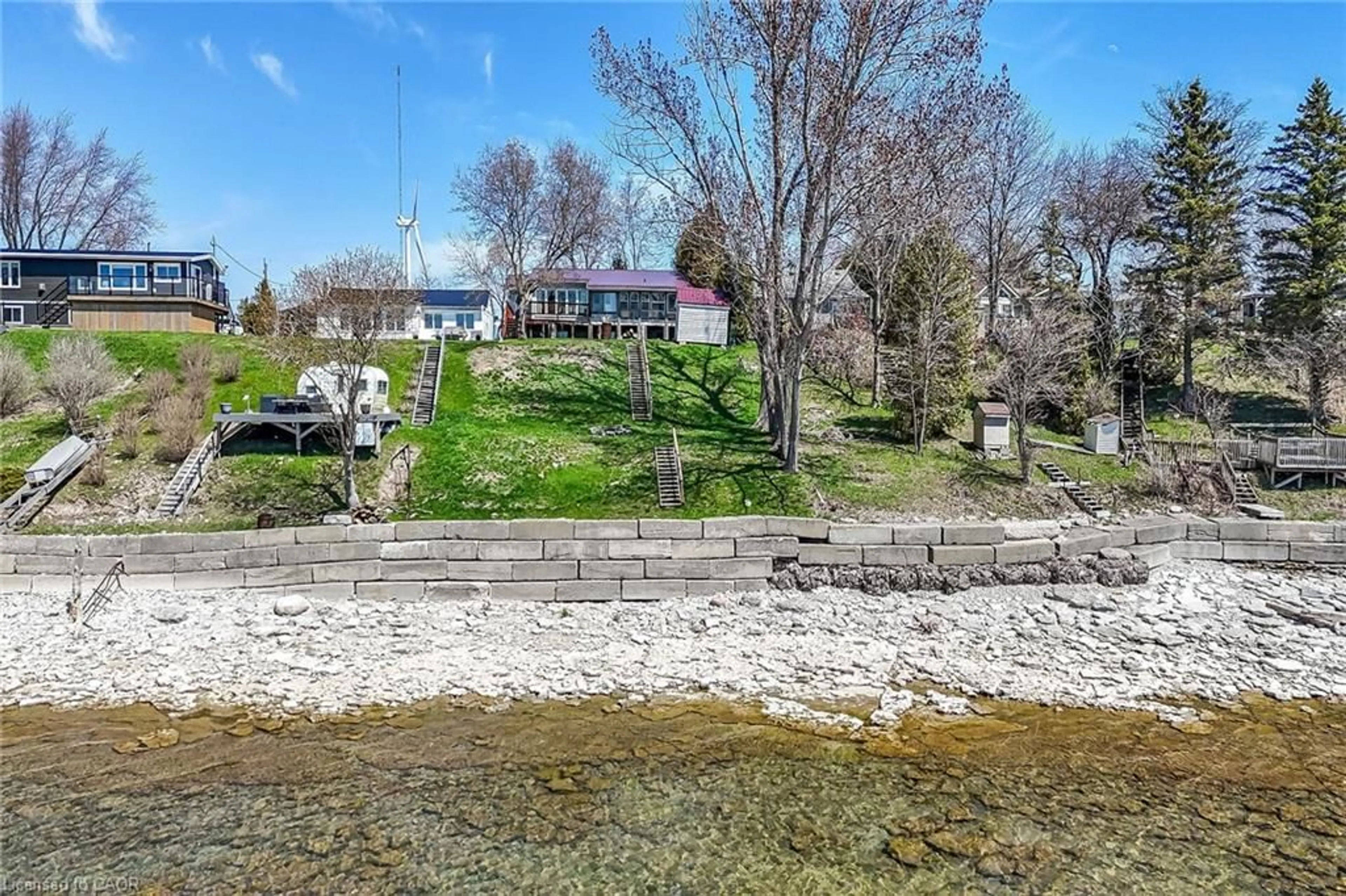 A pic from outside/outdoor area/front of a property/back of a property/a pic from drone, water/lake/river/ocean view for 406 South Coast Dr, Nanticoke Ontario N0A 1L0