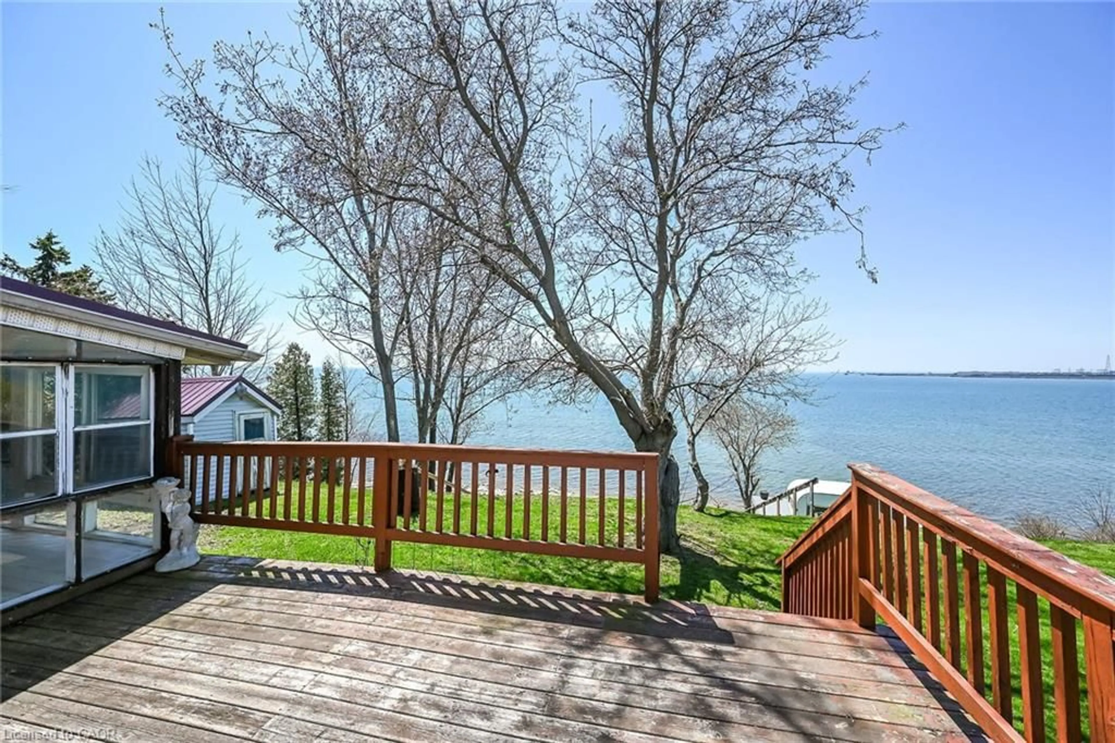 Patio, water/lake/river/ocean view for 406 South Coast Dr, Nanticoke Ontario N0A 1L0
