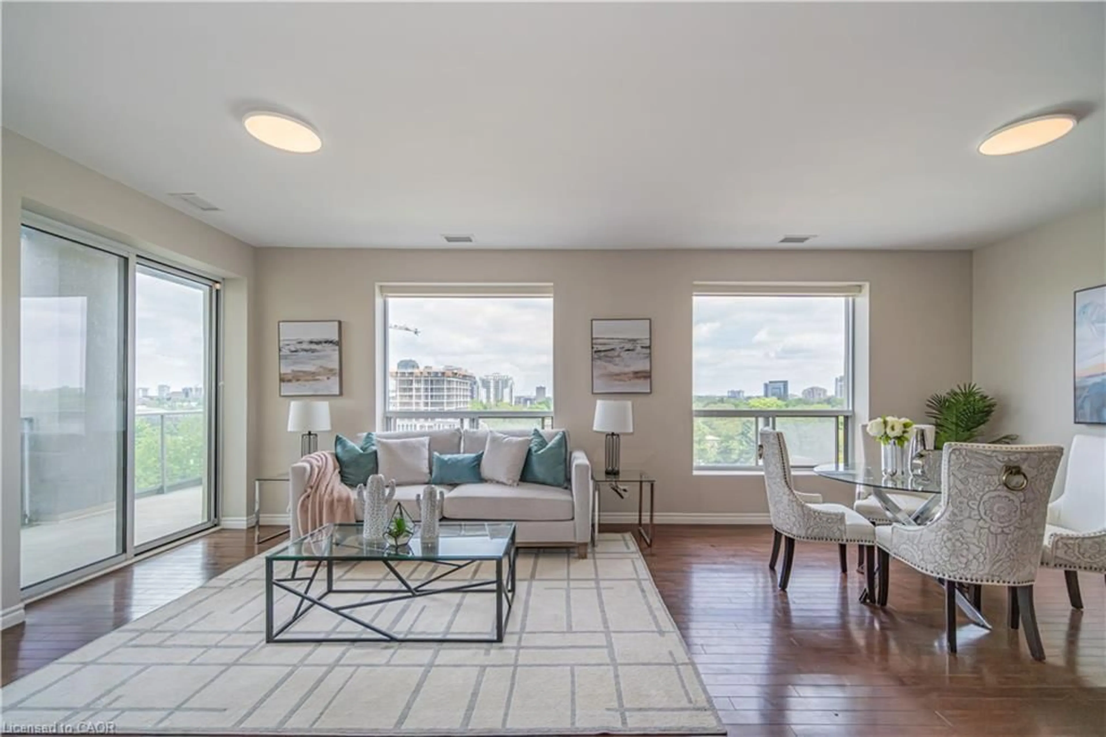 Living room with furniture, unknown for 223 Erb St #501, Waterloo Ontario N2L 0B3