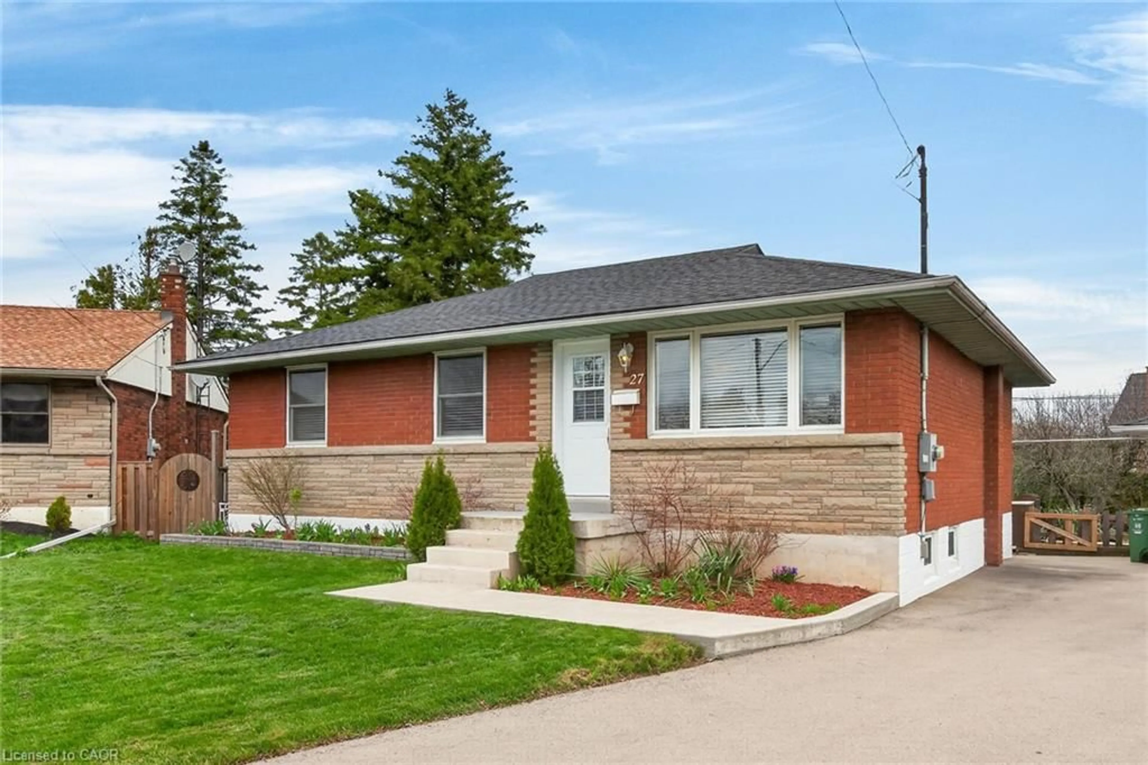 Home with brick exterior material, street for 27 Camille Crt, Hamilton Ontario L8T 2C8