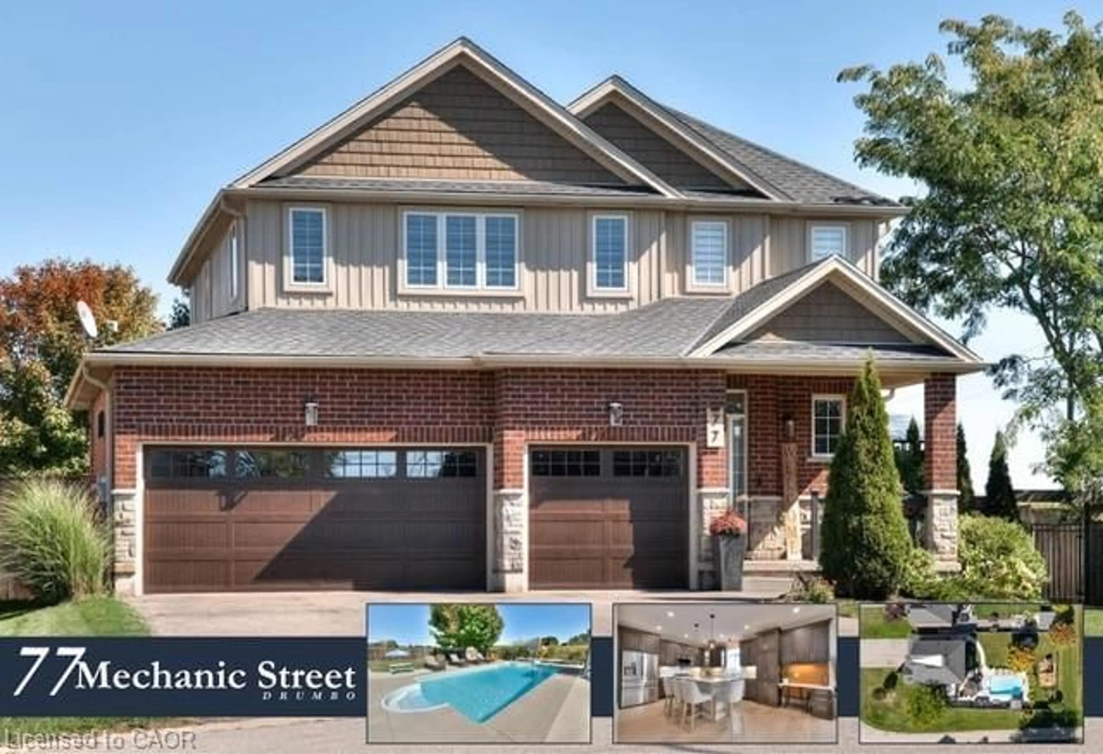 Home with brick exterior material, street for 77 Mechanic St, Drumbo Ontario N0J 1G0