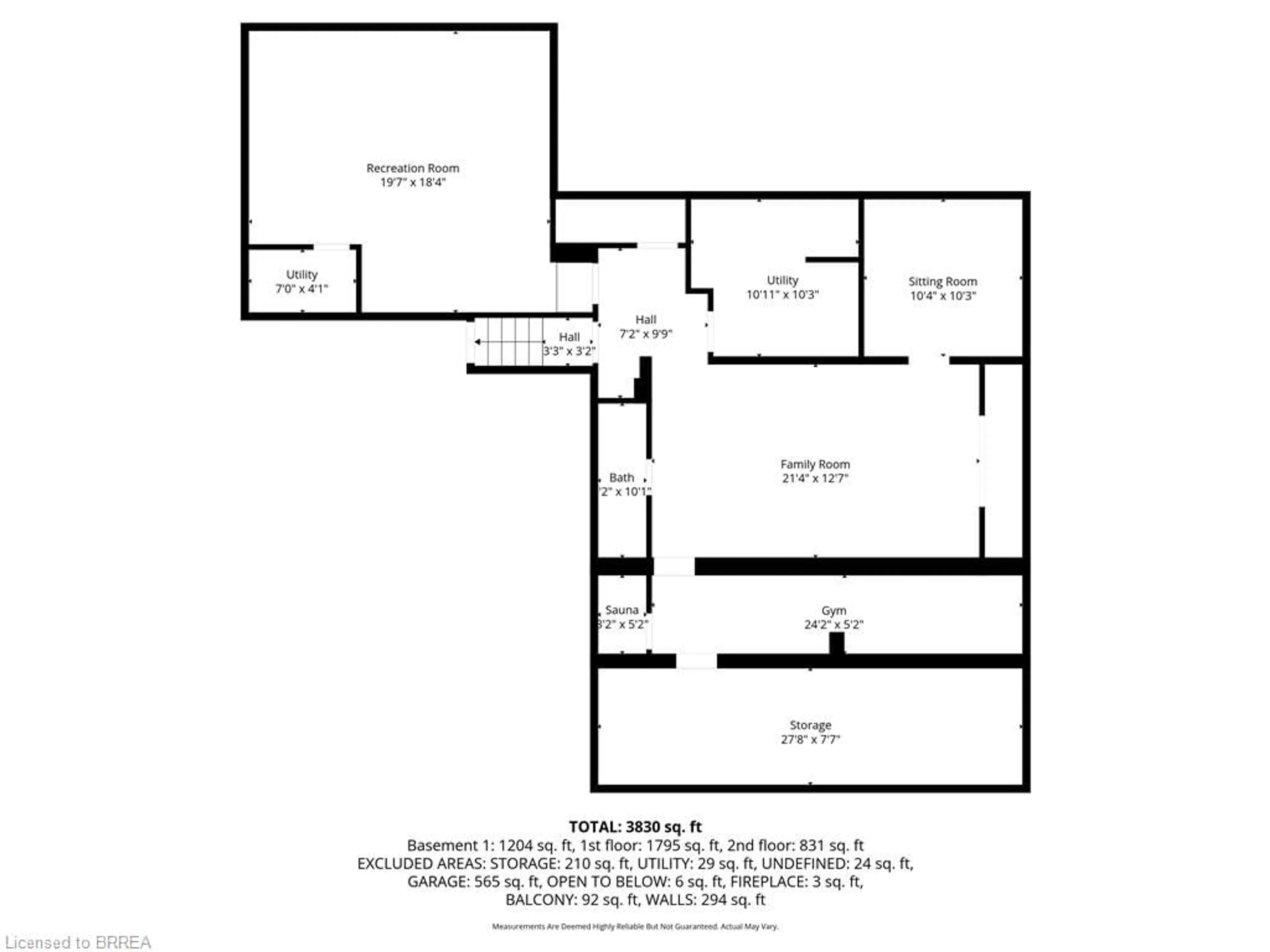 Floor plan for 360 Robinson Rd, Brantford Ontario N3T 5L7