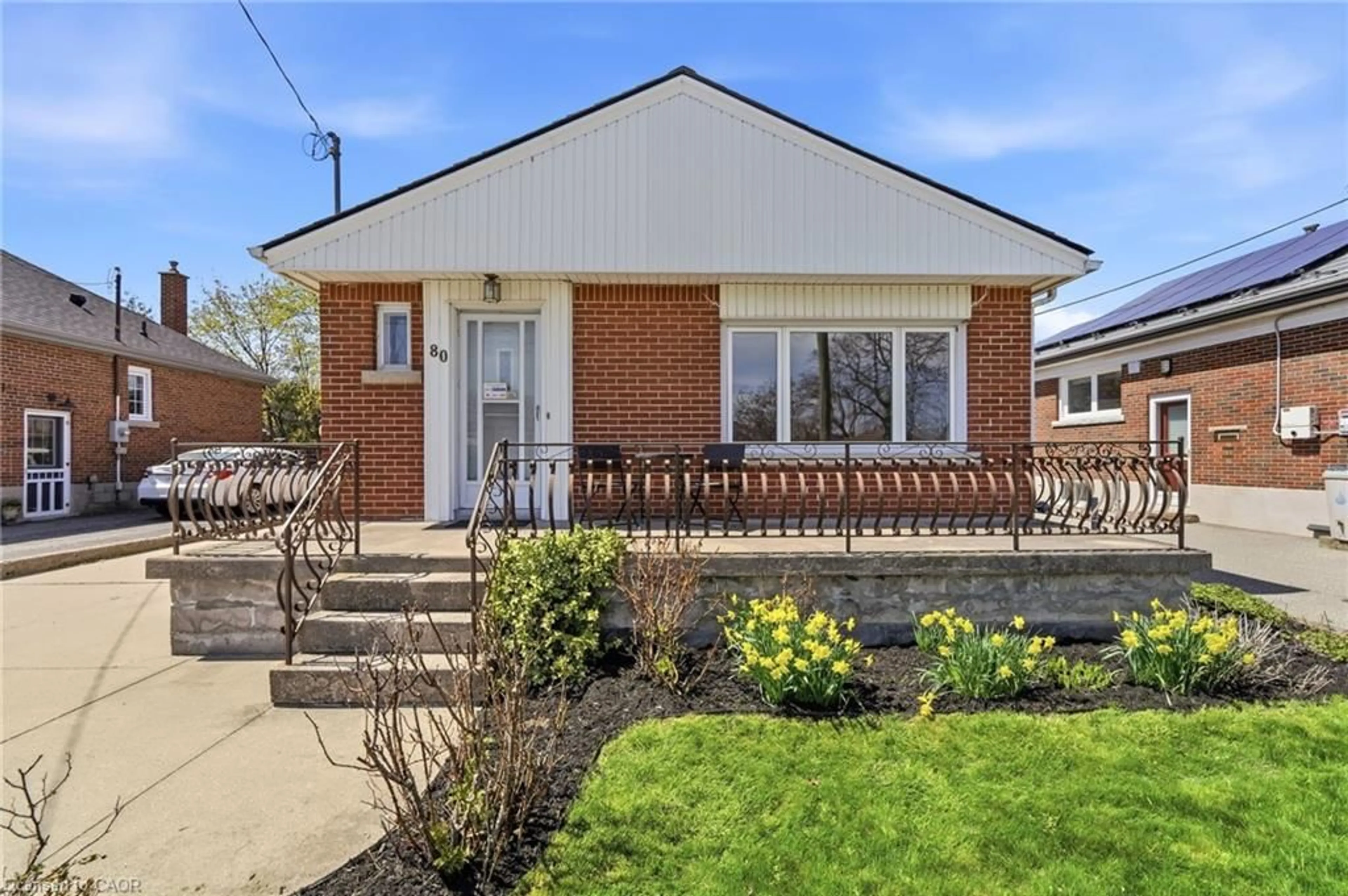 Home with brick exterior material, street for 80 Malta Dr, Hamilton Ontario L8K 4S8