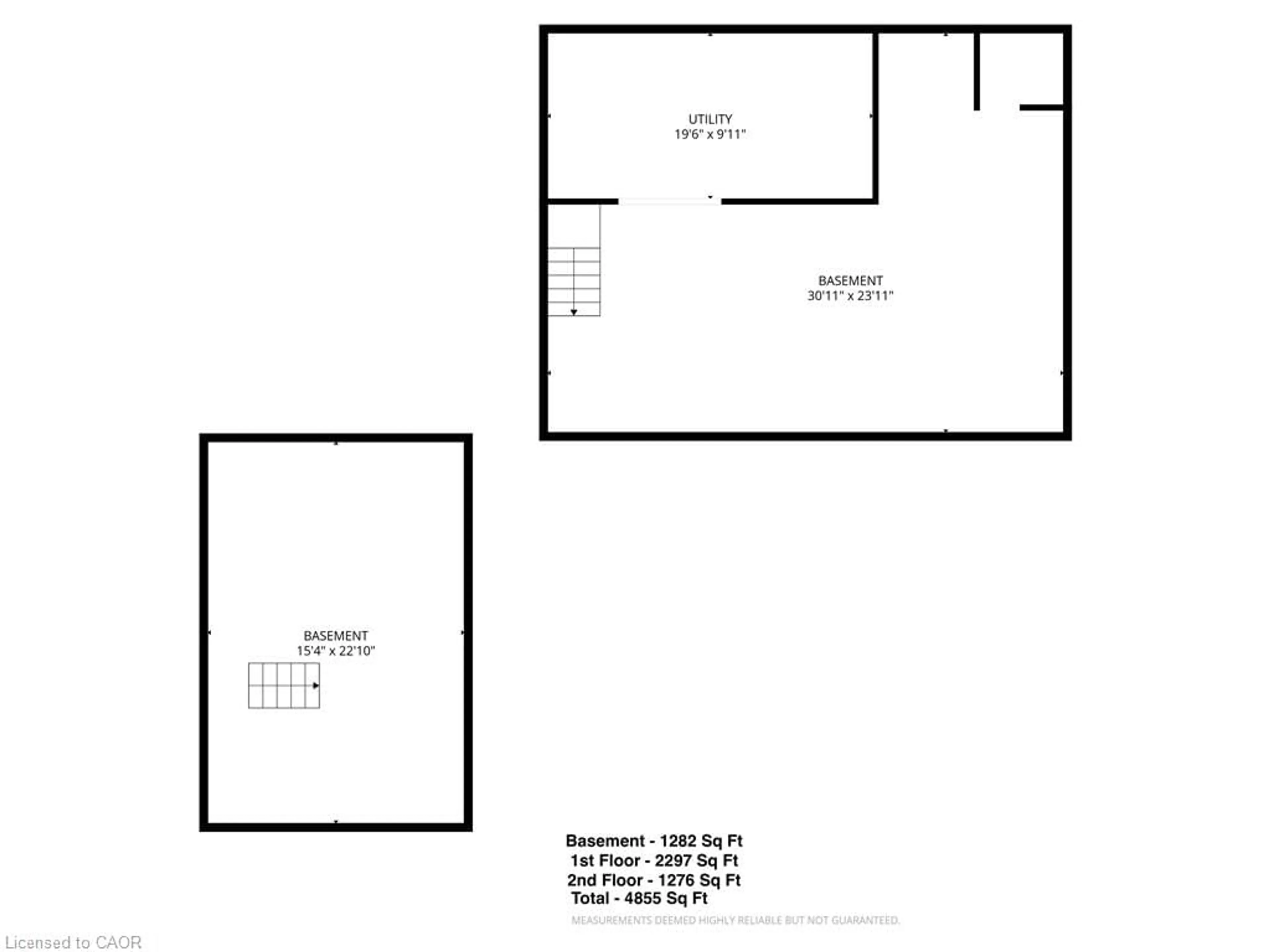 Floor plan for 311 Brock Rd, Hamilton Ontario L9H 5H4
