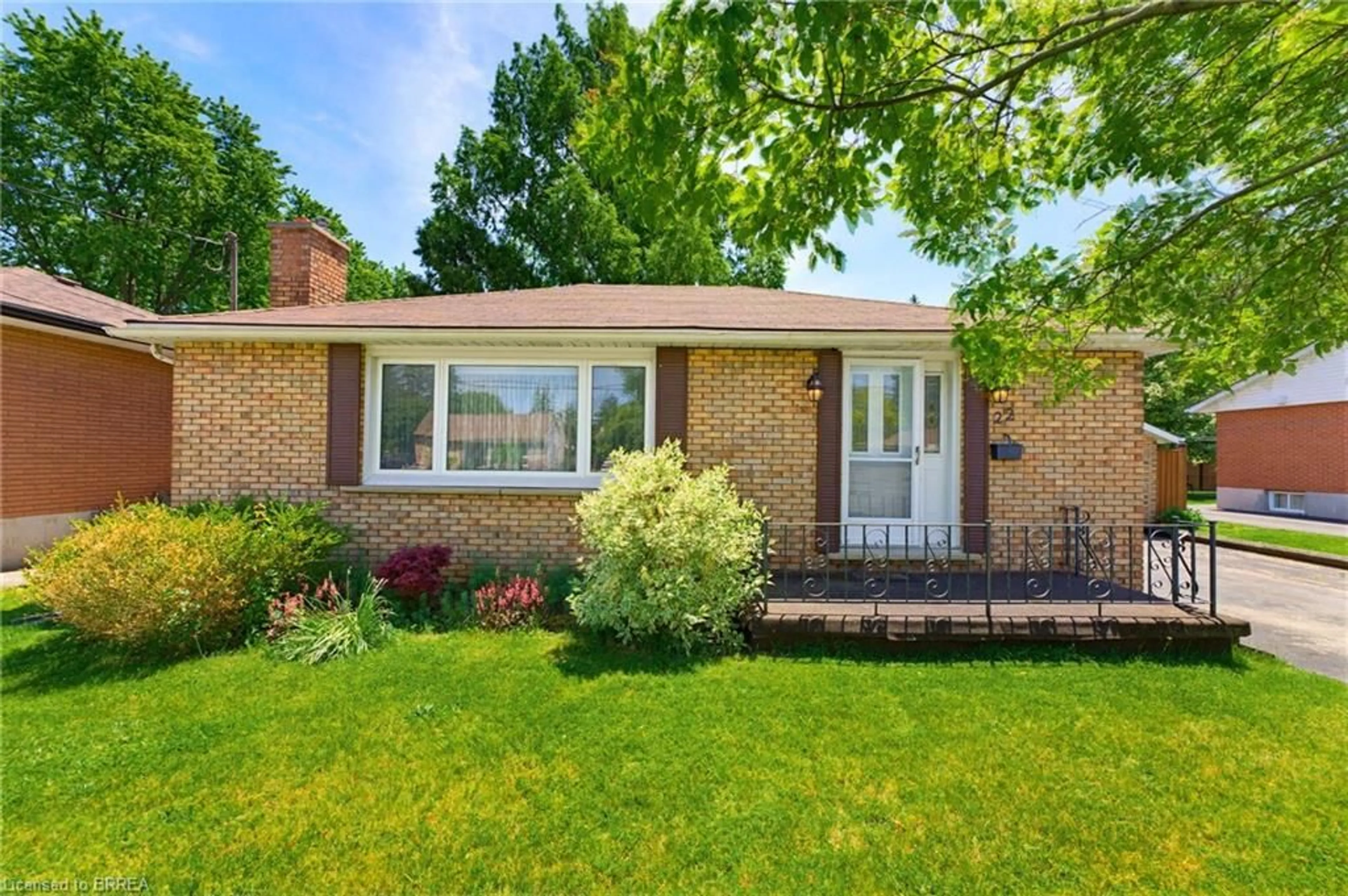 Home with brick exterior material, street for 22 Dunsdon St, Brantford Ontario N3R 3J3