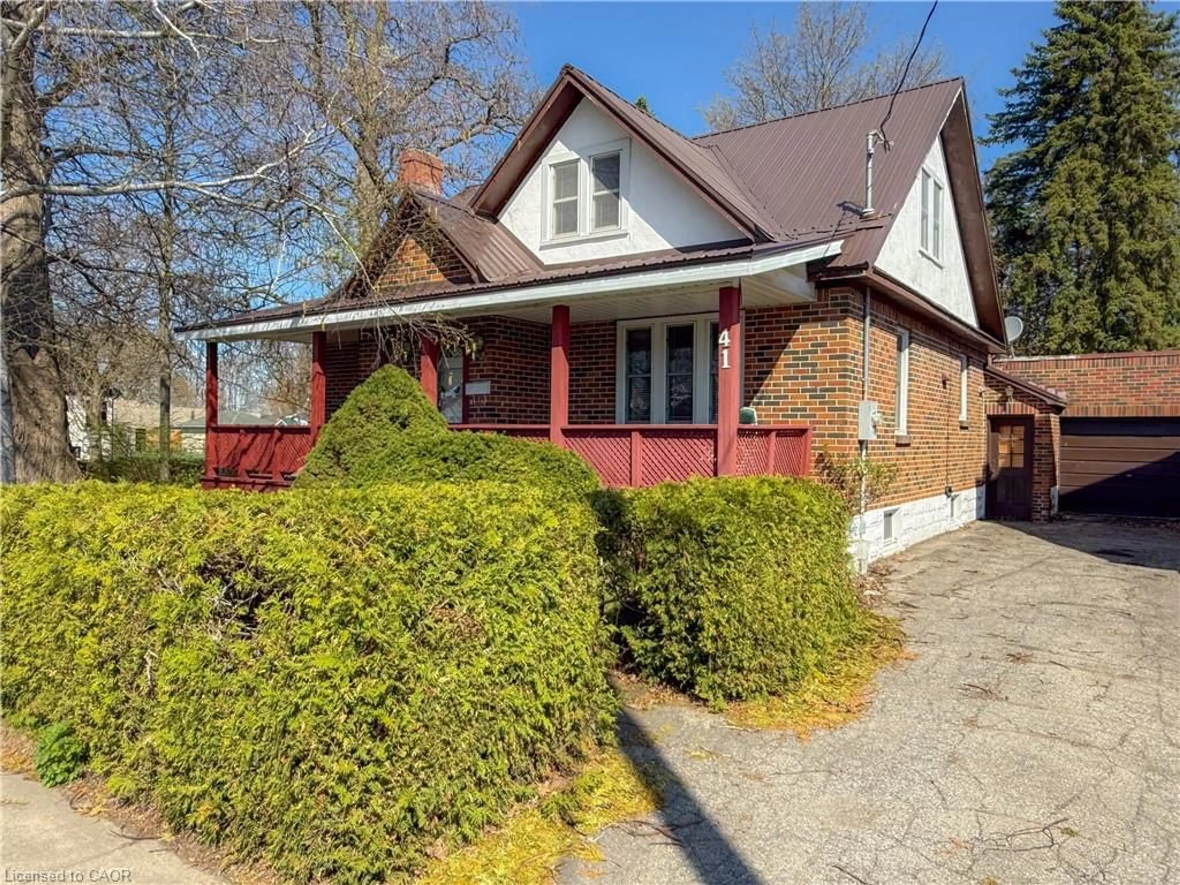 Home with brick exterior material, street for 41 Church St, Delhi Ontario N4B 1T5