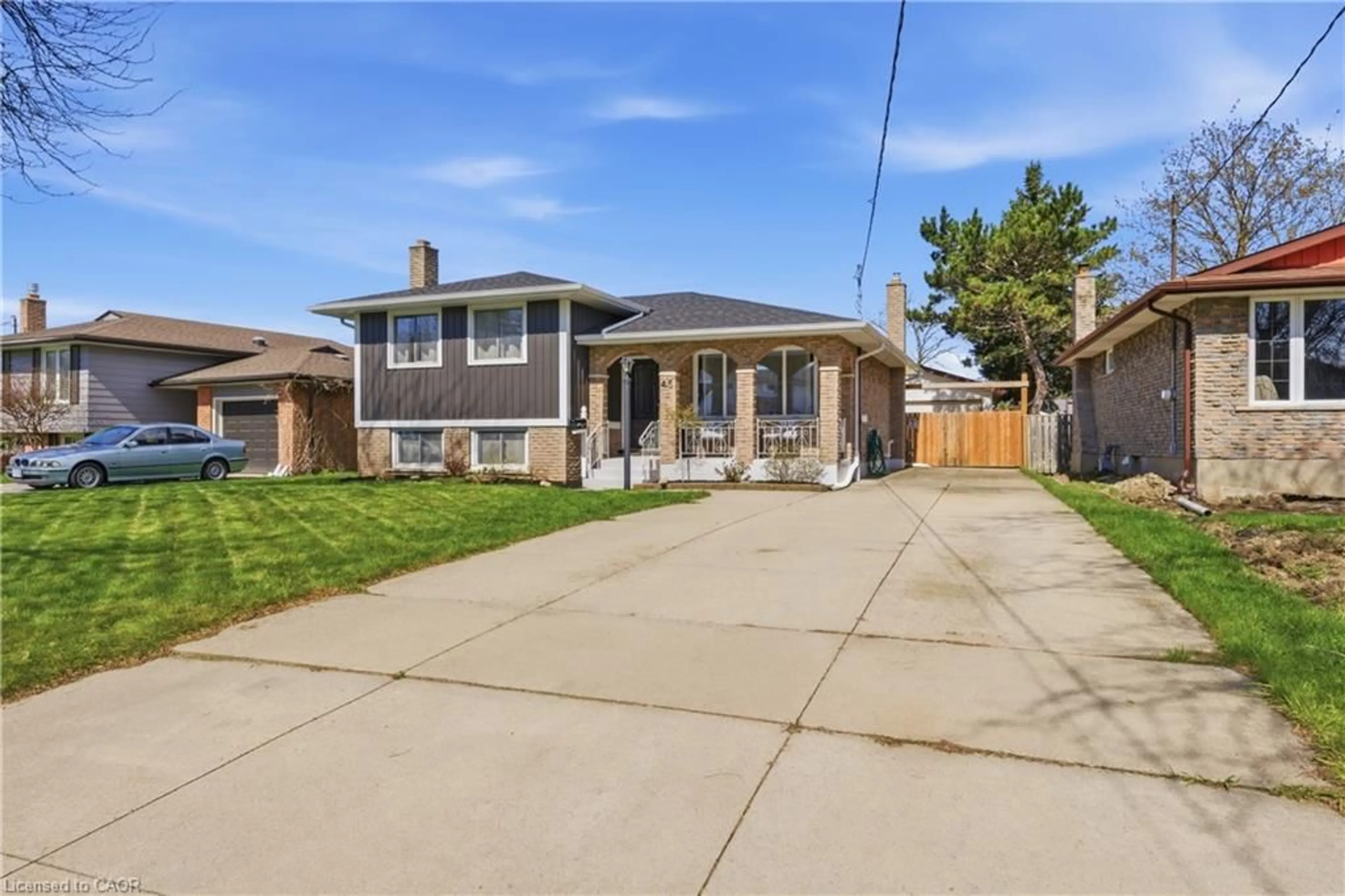 Home with brick exterior material, street for 45 Meredith Dr, St. Catharines Ontario L2M 6R5