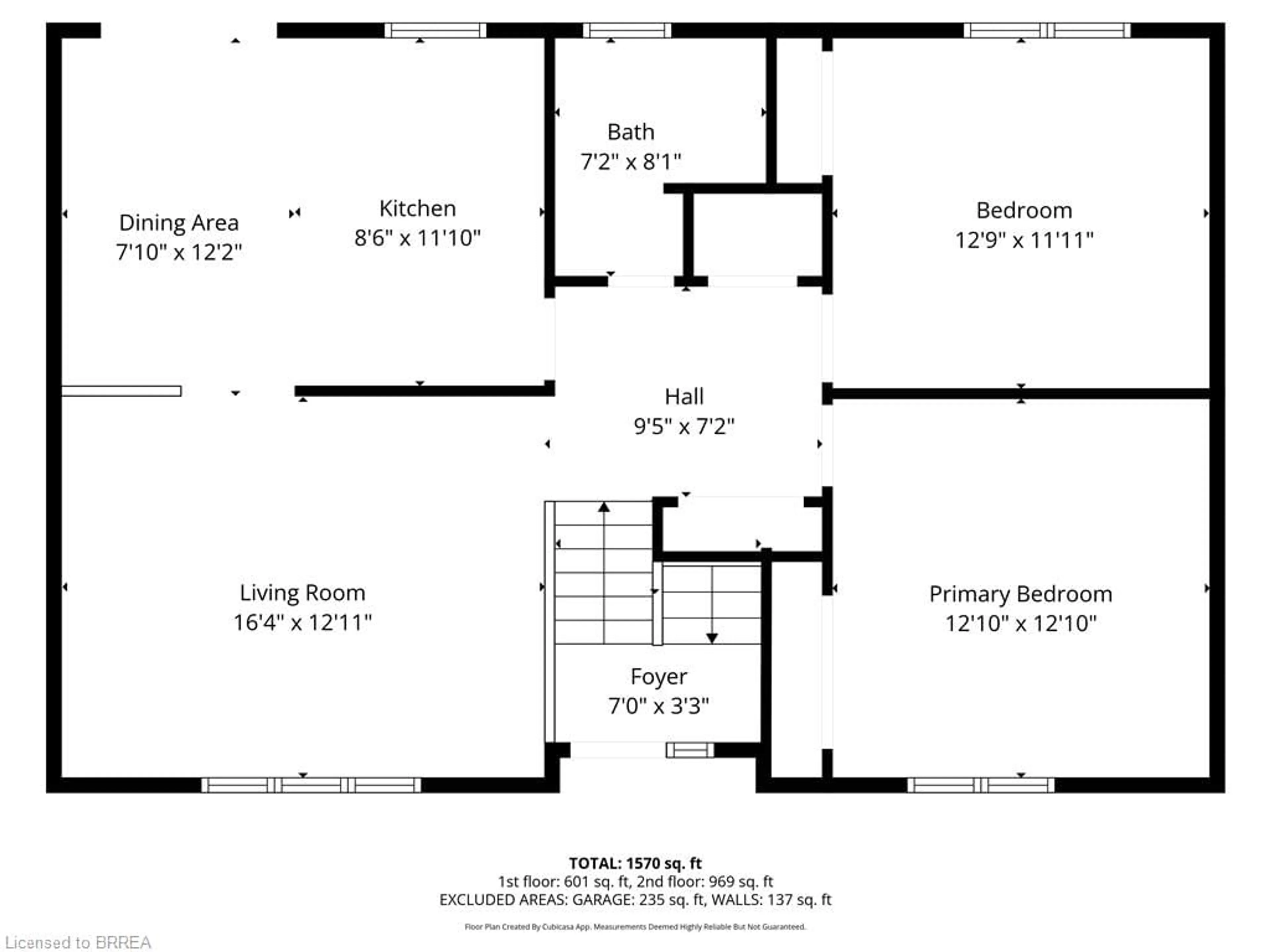 Floor plan for 16 Sandlewood Ave, Brantford Ontario N3V 1C6