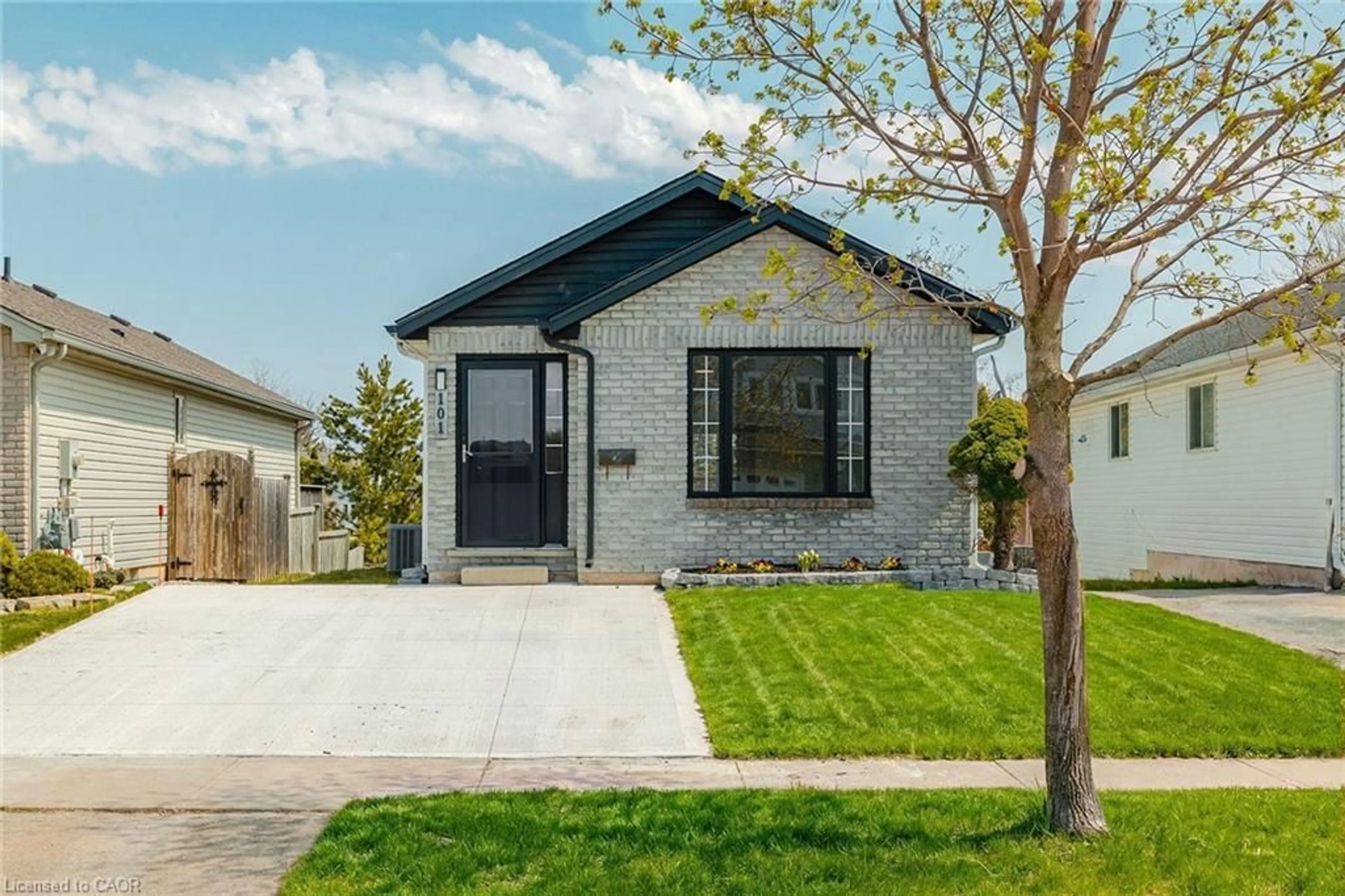 Home with brick exterior material, street for 101 Anastasia Cres, Brantford Ontario N3P 2A8