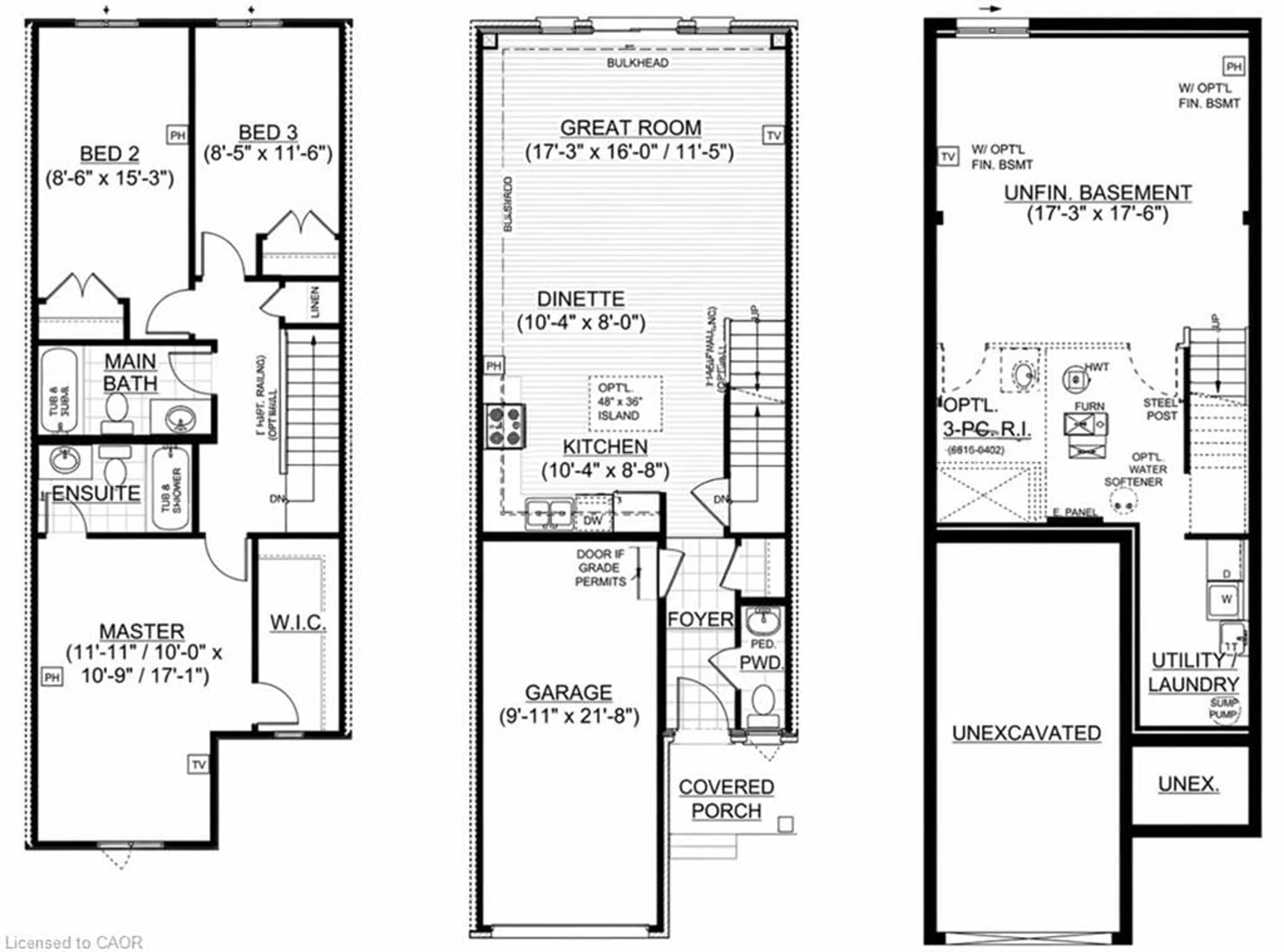 Floor plan for 65 Meadowridge St, Kitchener Ontario N2P 0E2