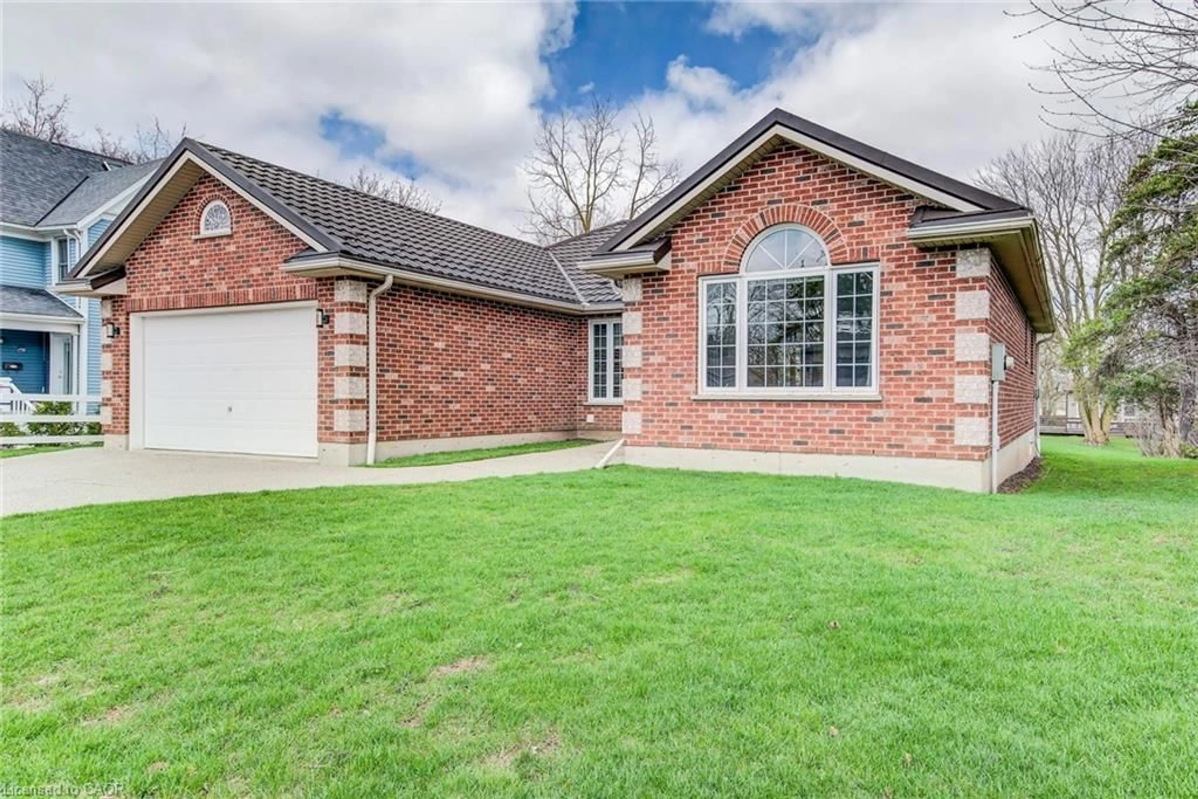 Home with brick exterior material, street for 5239 Ament Line, Linwood Ontario N0B 2A0