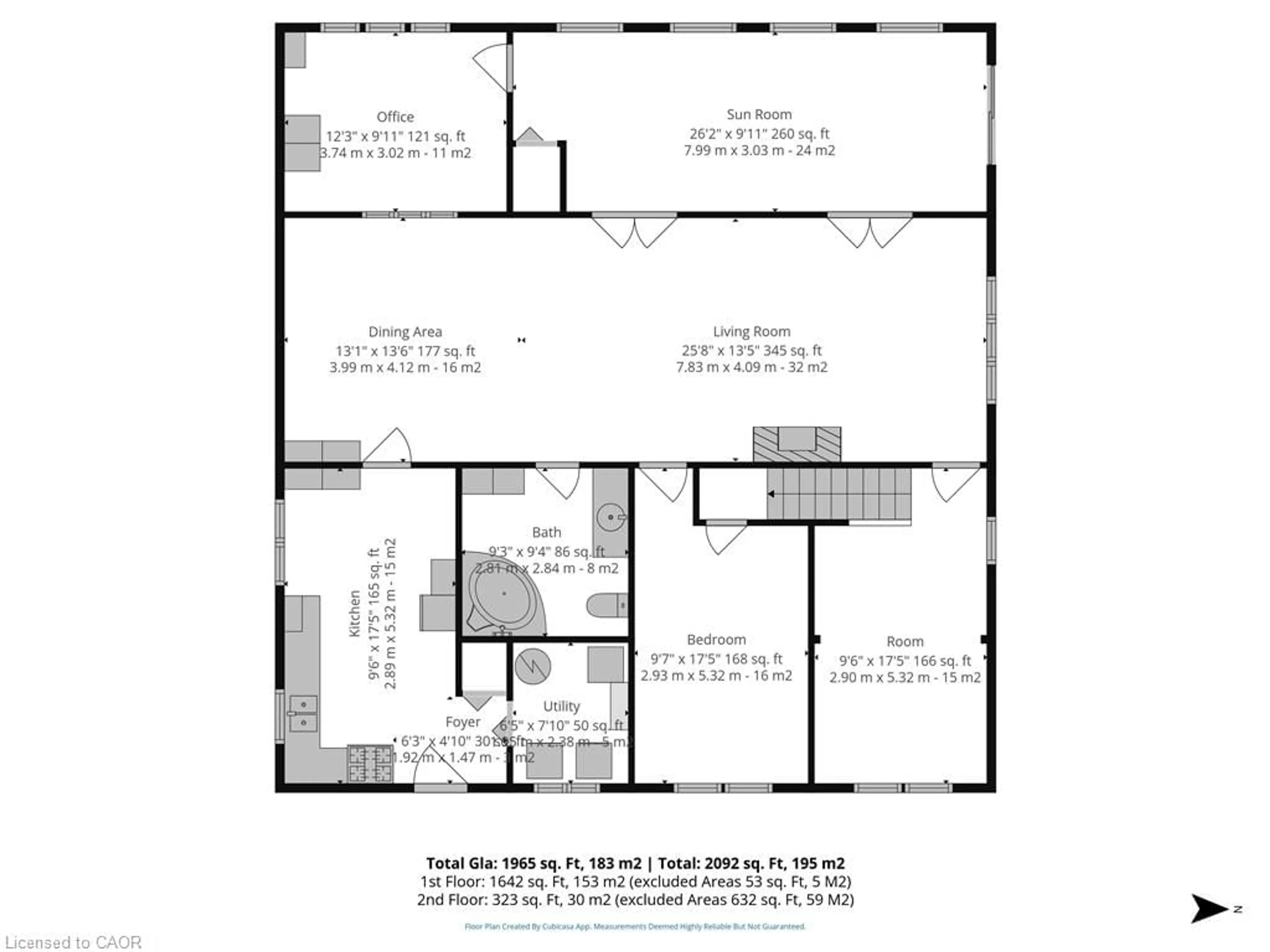 Floor plan for 78 Brown St, Port Dover Ontario N0A 1N7