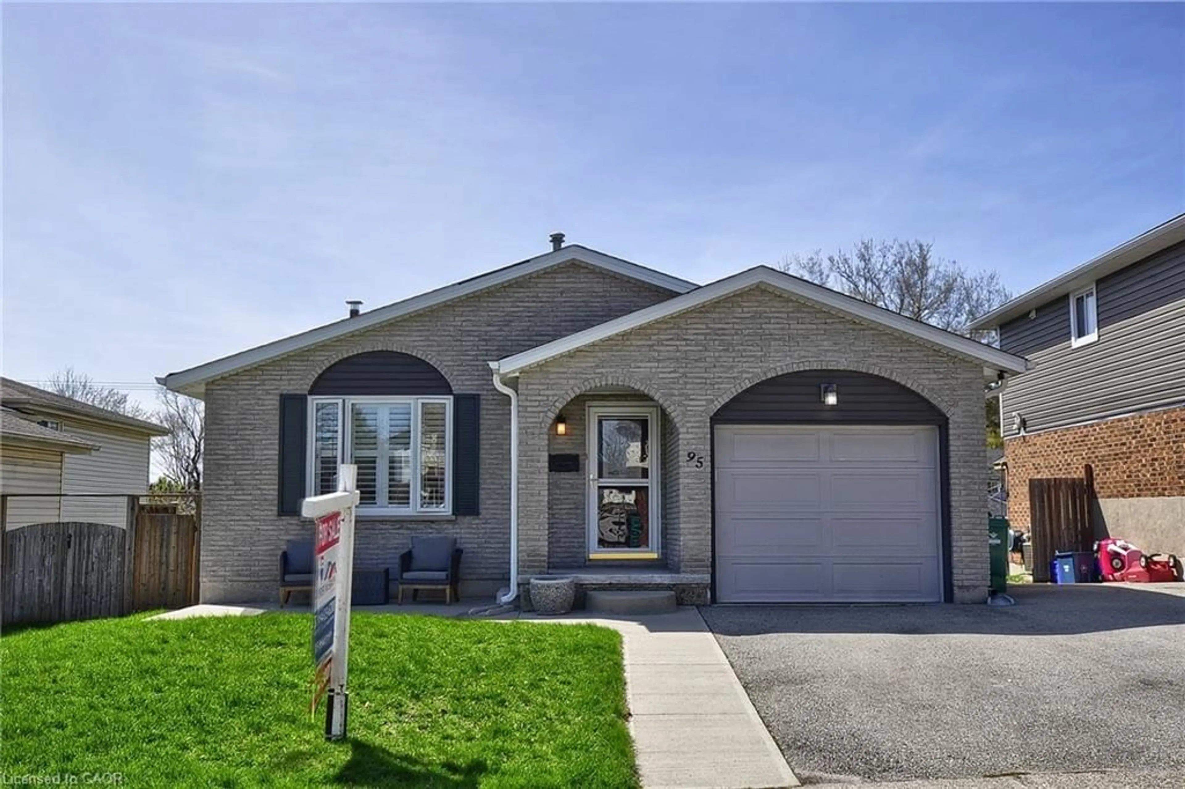 Home with brick exterior material, street for 95 Barnicke Dr, Cambridge Ontario N3C 3M2