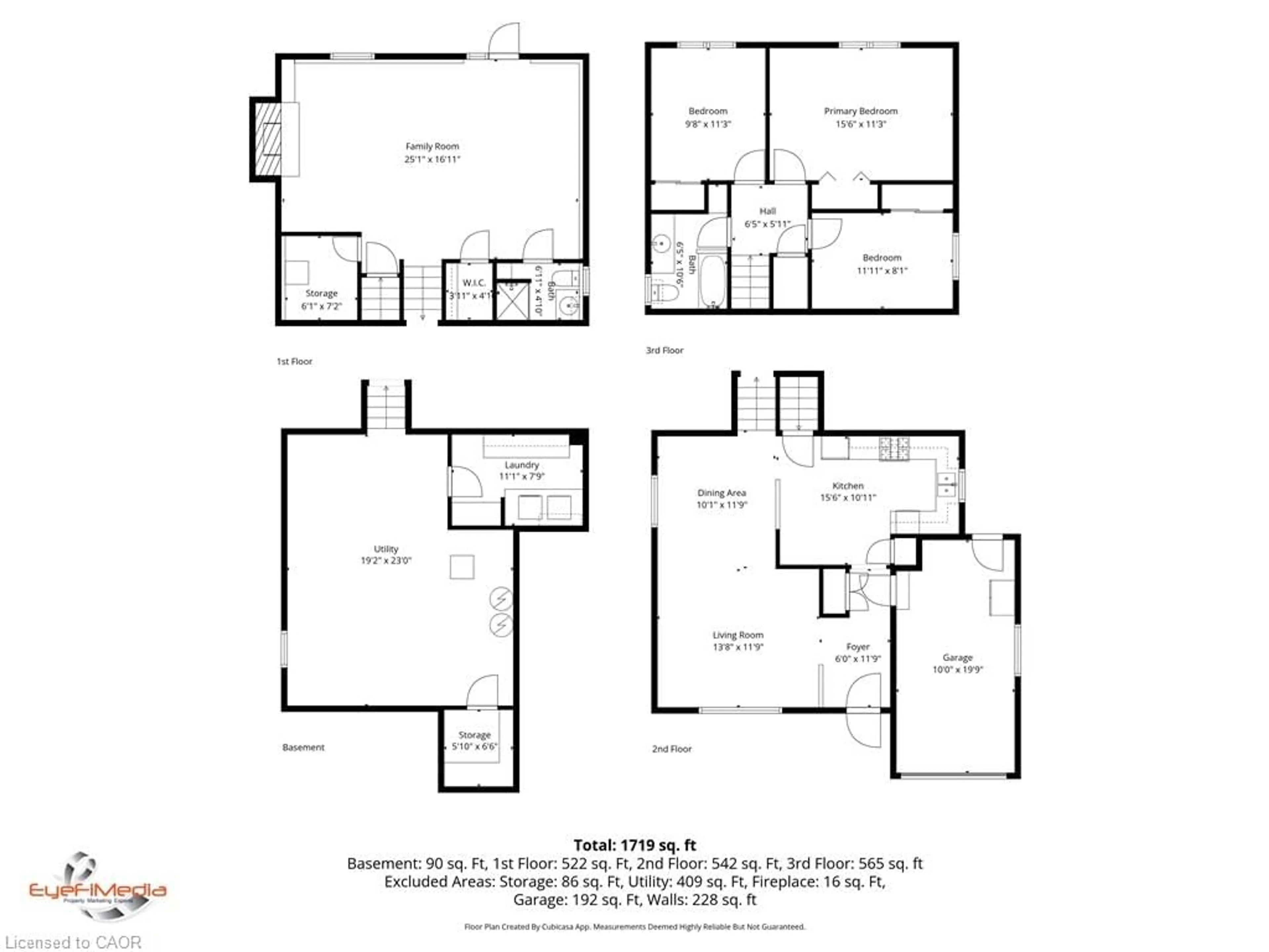 Floor plan for 95 Barnicke Dr, Cambridge Ontario N3C 3M2