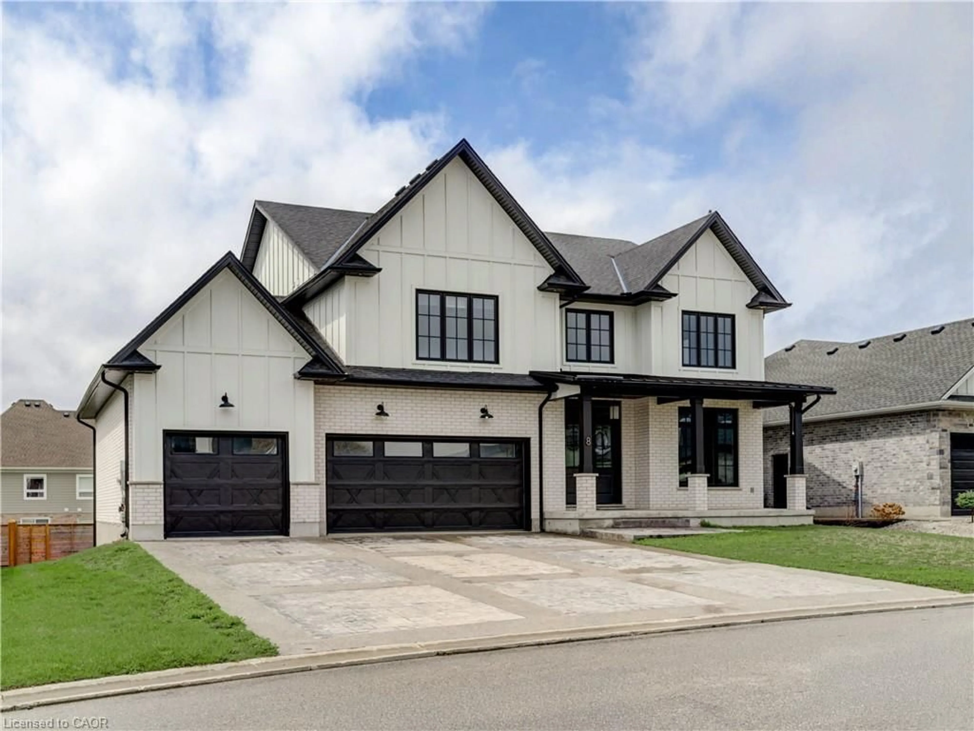 Home with brick exterior material, street for 8 Edgeview Cres, Komoka Ontario N0L 1R0