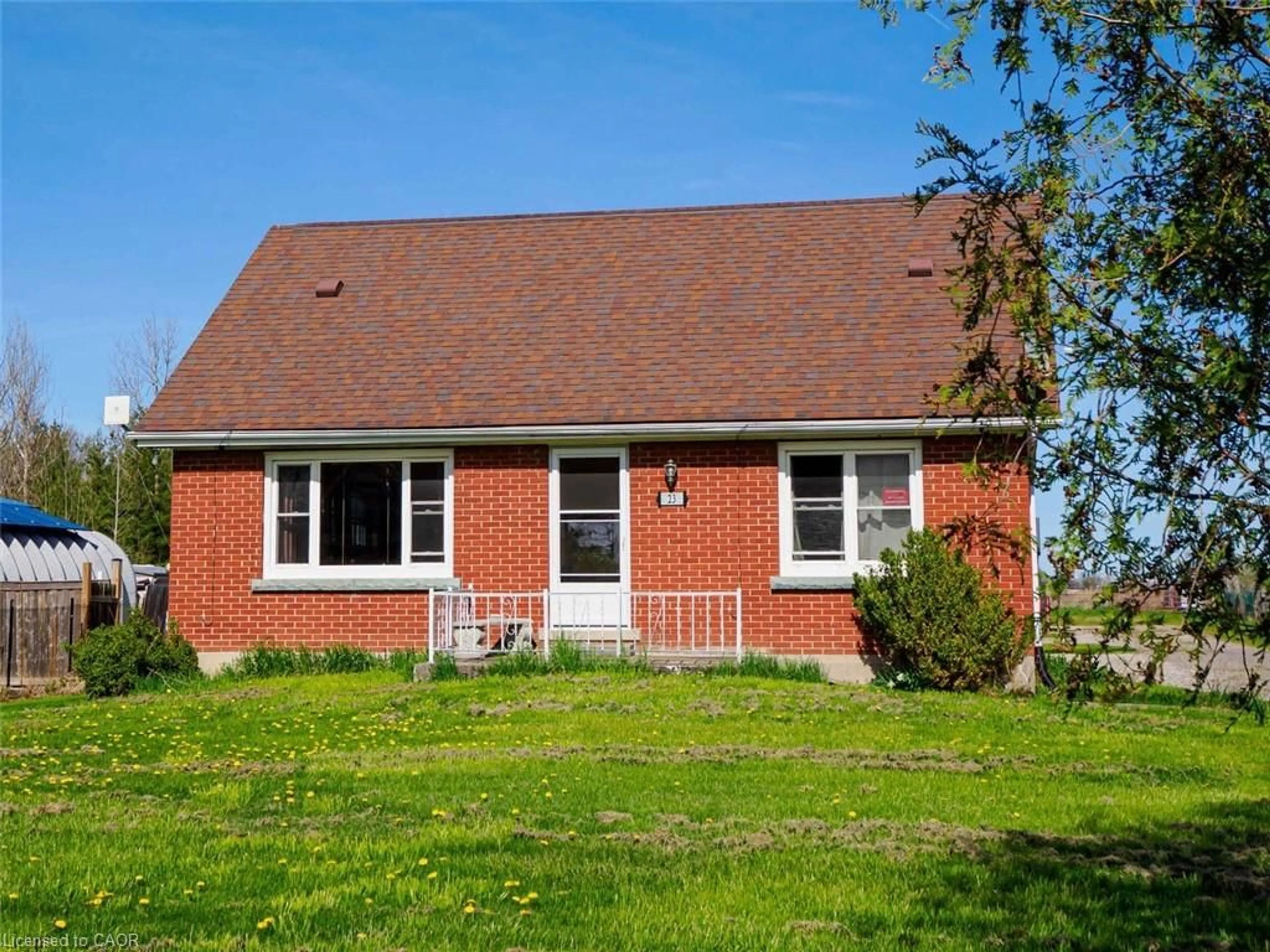 Home with brick exterior material, street for 23 Erie Ave, Fisherville Ontario N0A 1G0